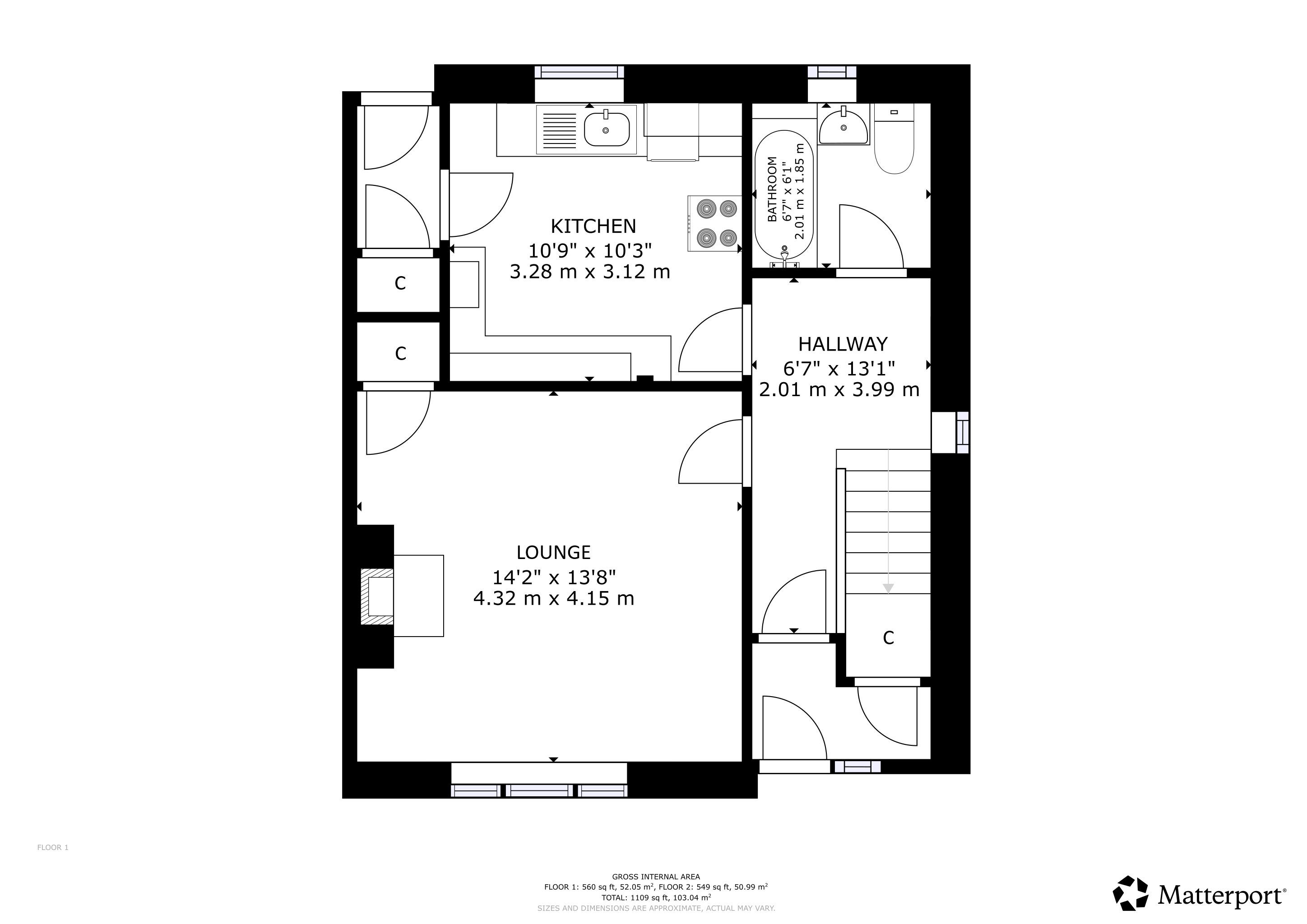 6, Darleith Road, Dumbarton floorplan