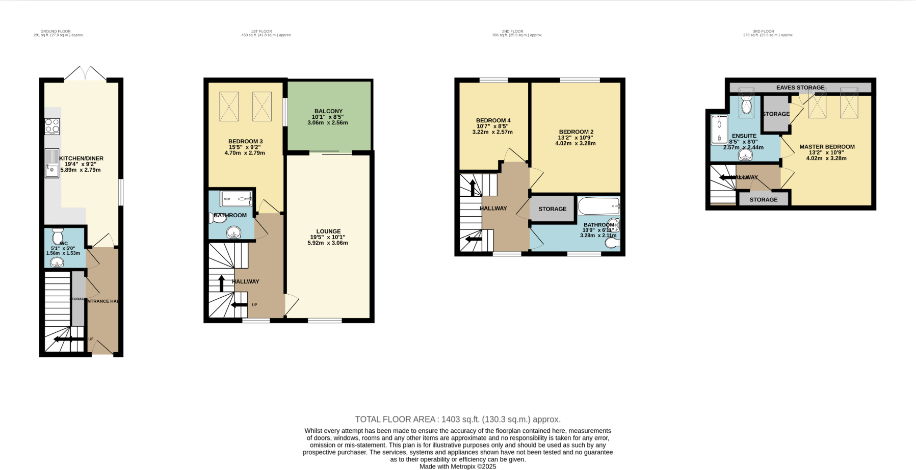 3, Thread Street, Wallington floorplan