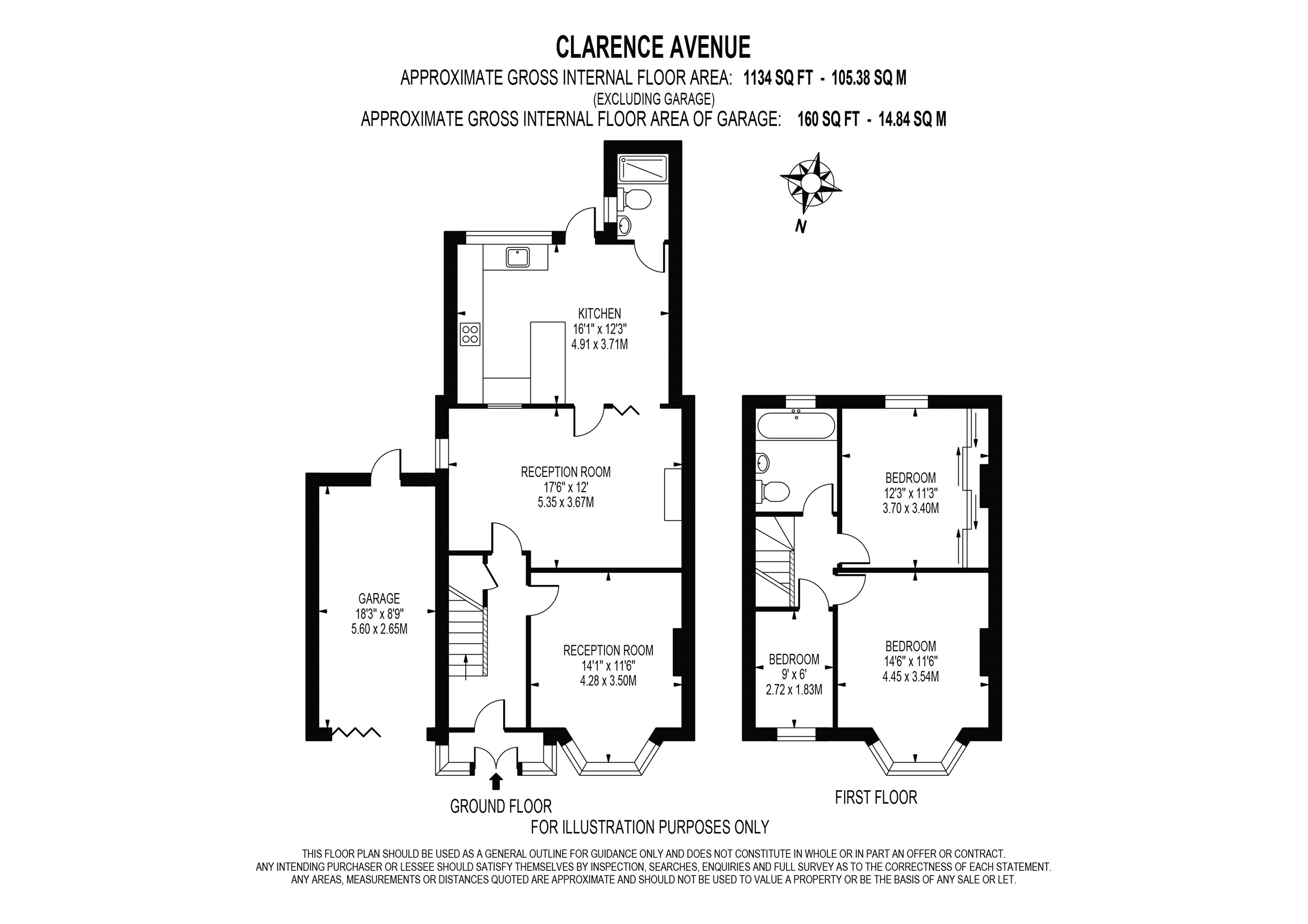 Clarence Avenue, New Malden floorplan