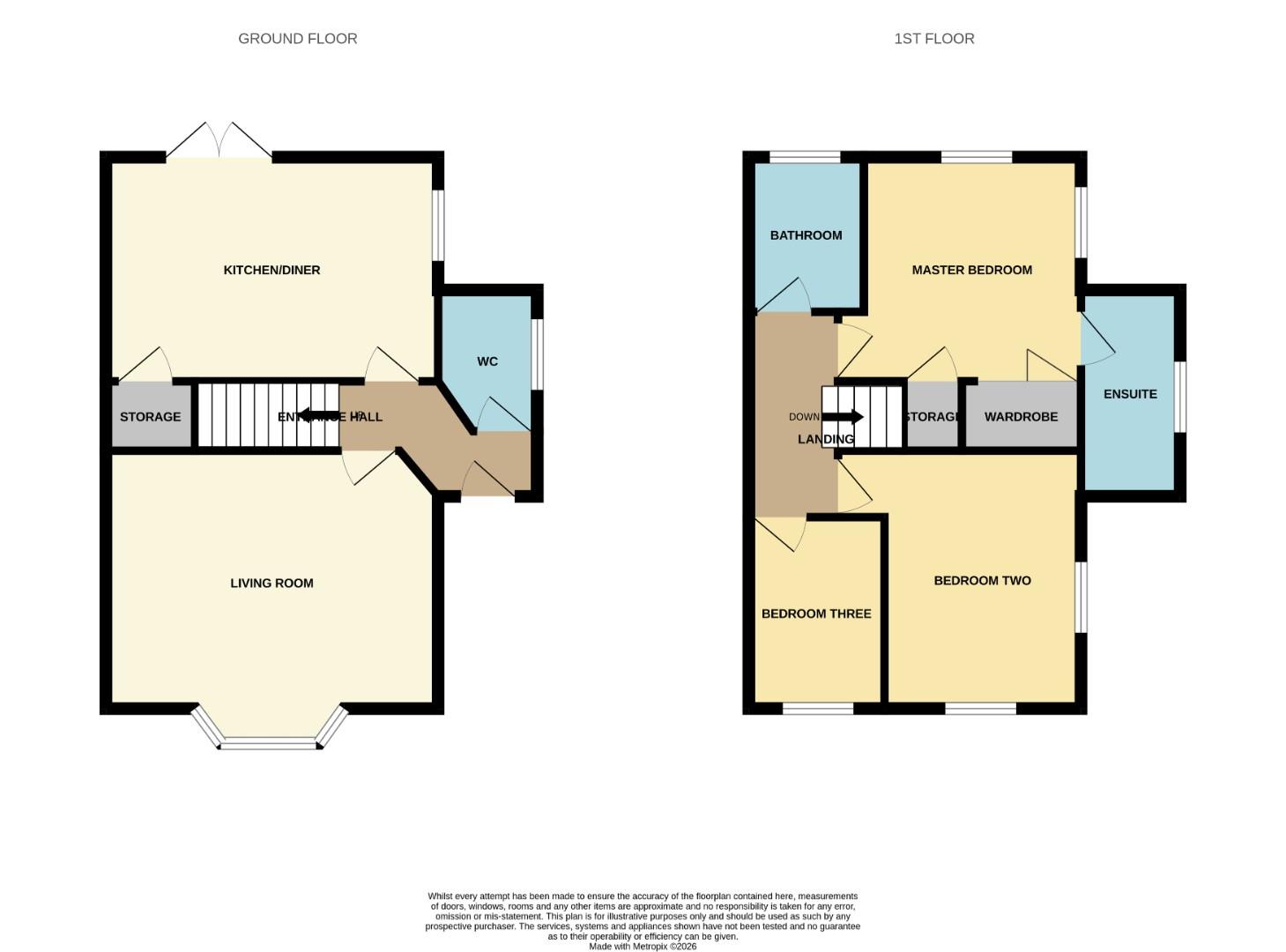 7, Maling Close, Bishop Auckland floorplan