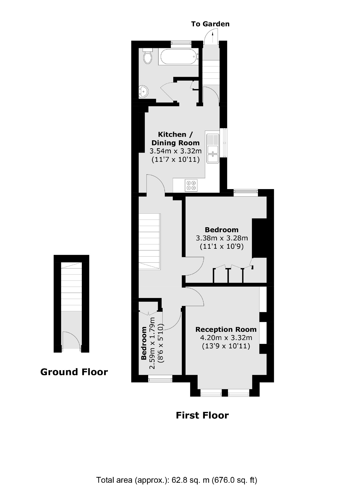 24A, Grenfell Road, Mitcham floorplan