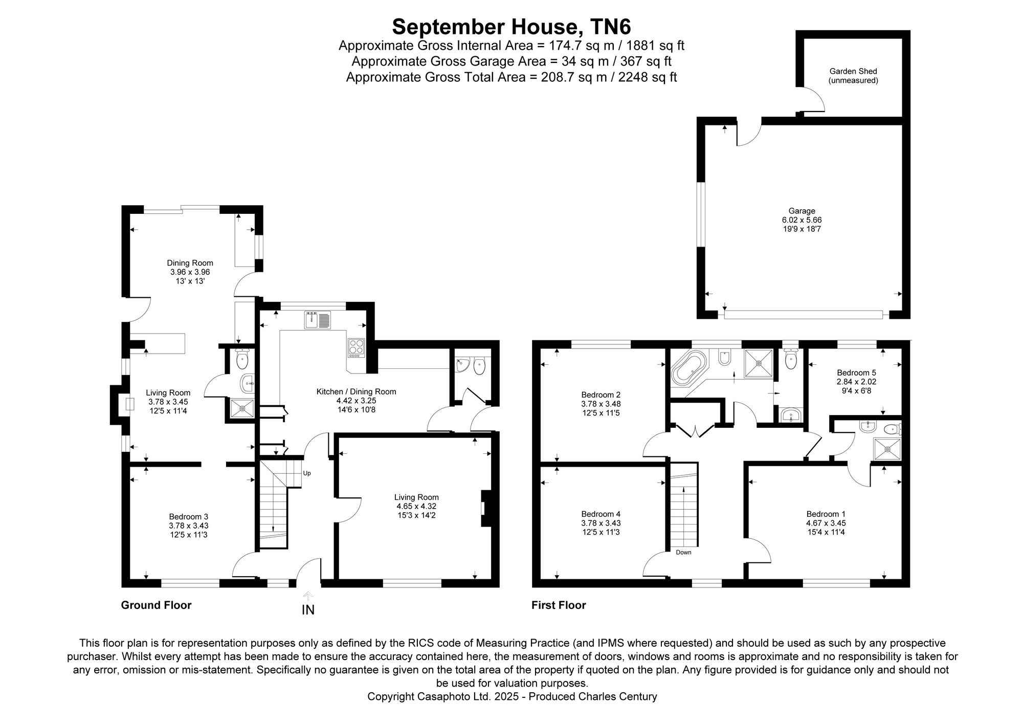 September House Beacon Road, Crowborough floorplan