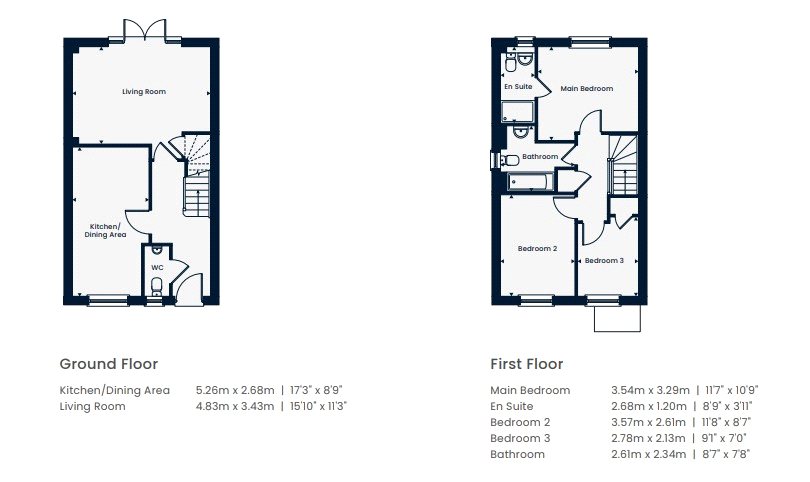 Montgomery Place Plot 120^ New, 50a, Blandford Way, Shropshire floorplan