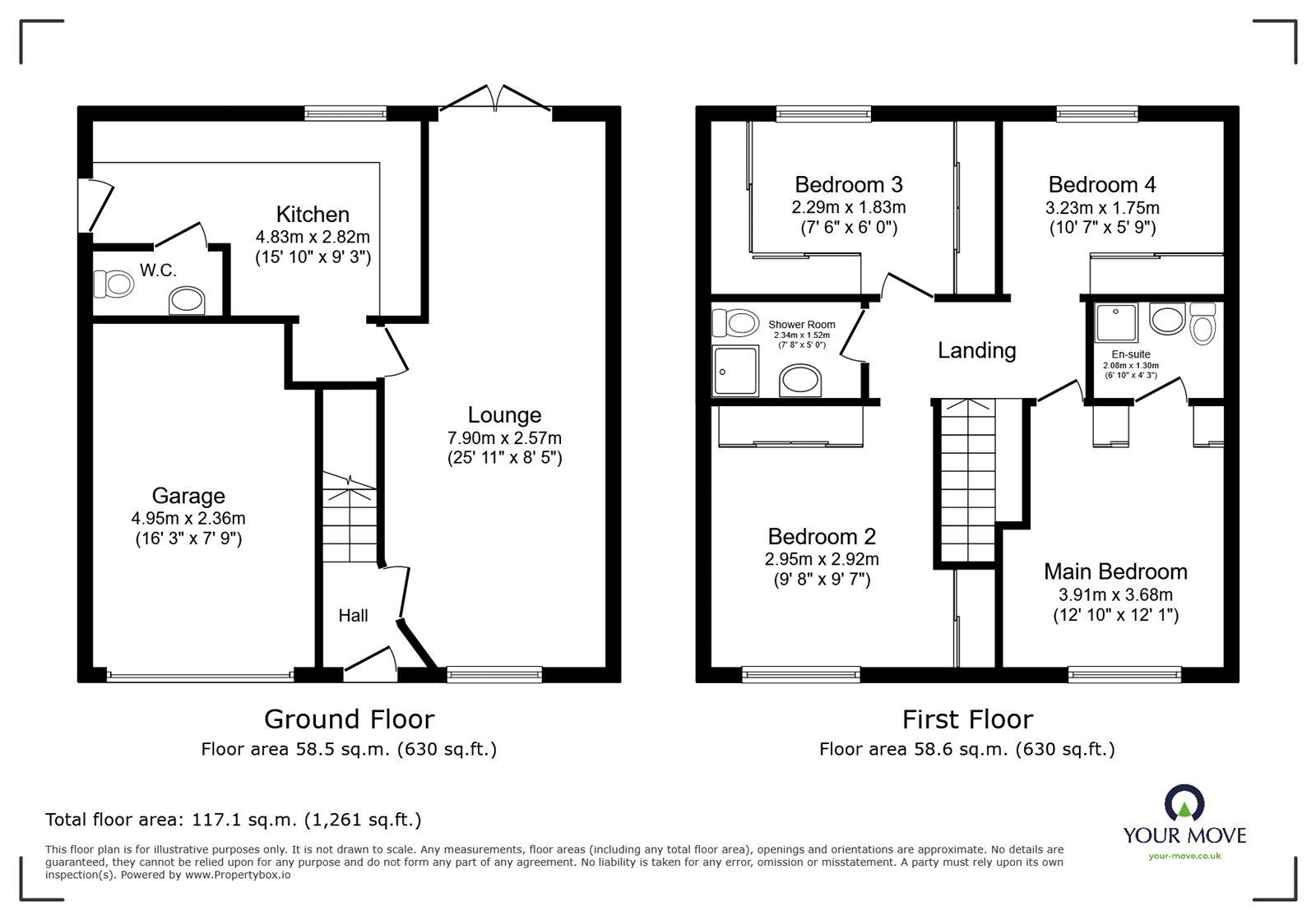 17, Parkside Mews, Whitefield floorplan