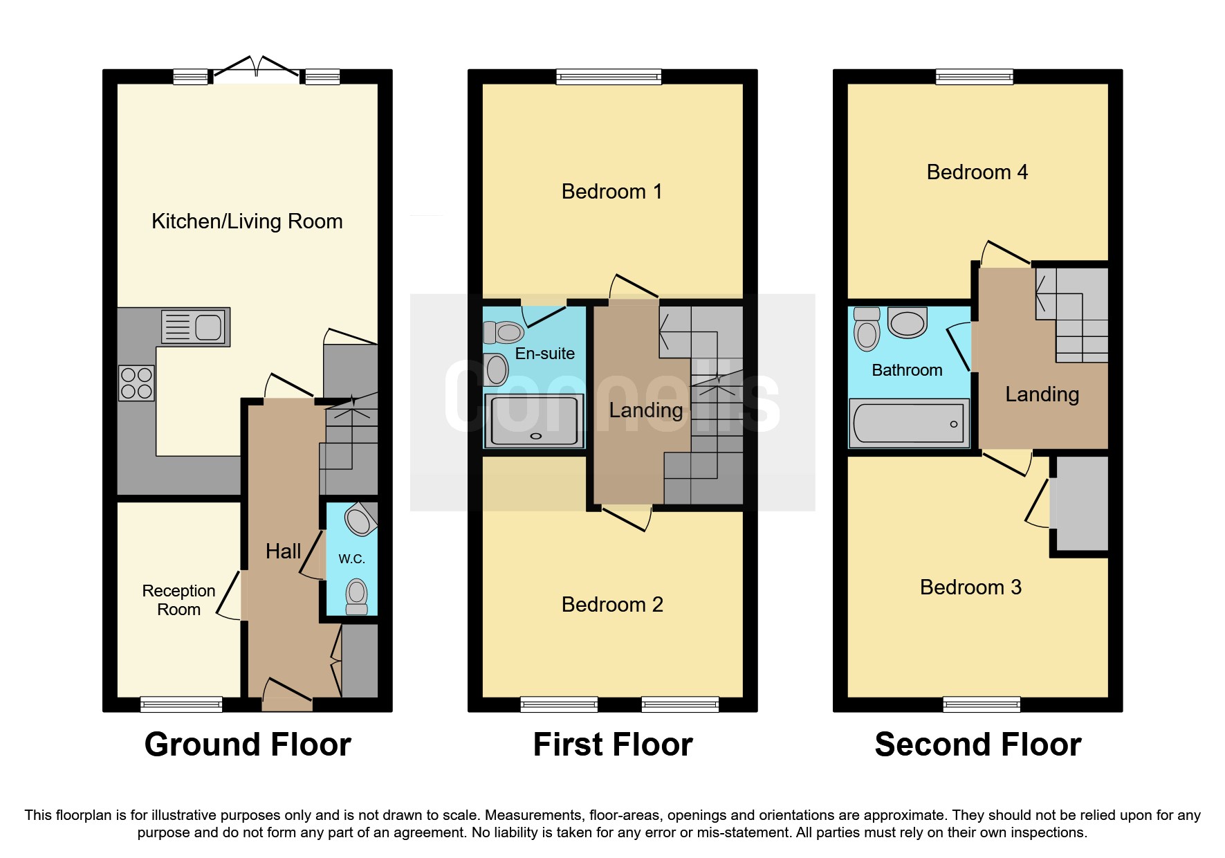 45, Hope Street, Birmingham floorplan