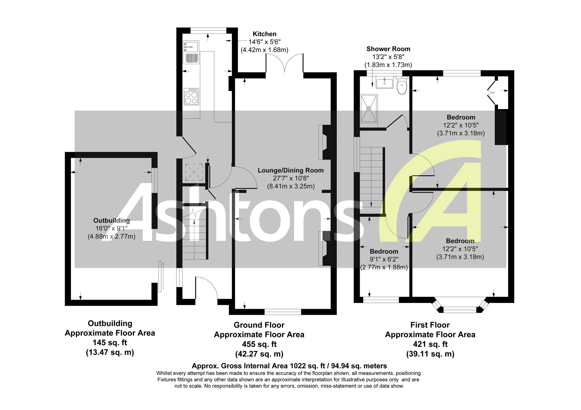 149 Derby Road, Widnes floorplan