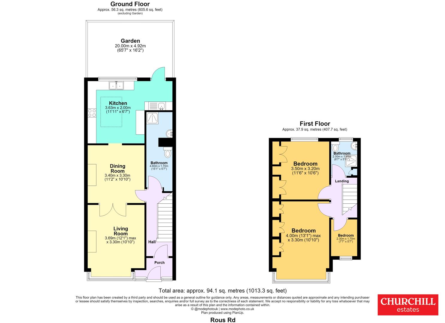 95, Rous Road, Buckhurst Hill floorplan