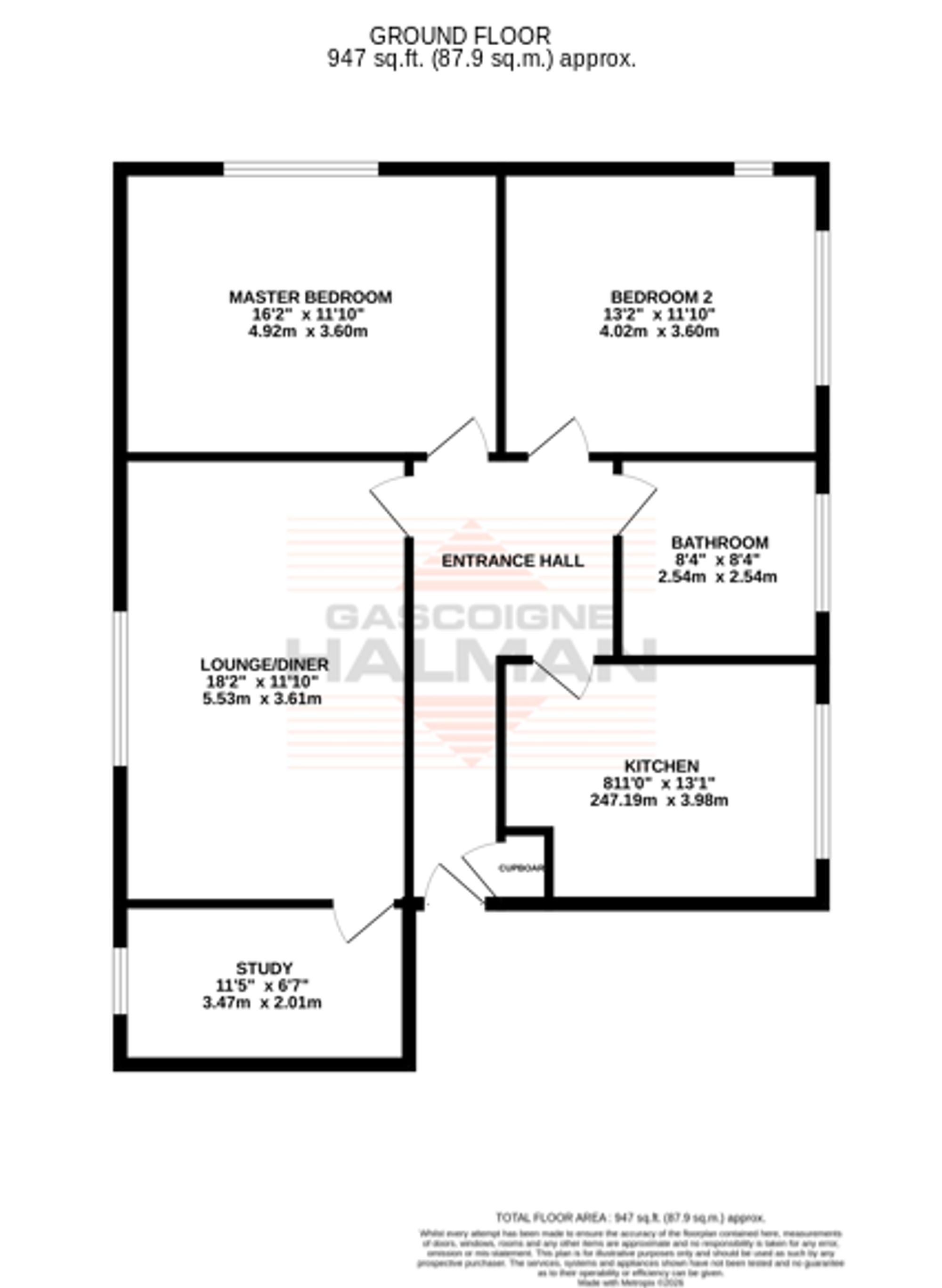 Flat B5, Harewood Court Marsland Road, Sale floorplan