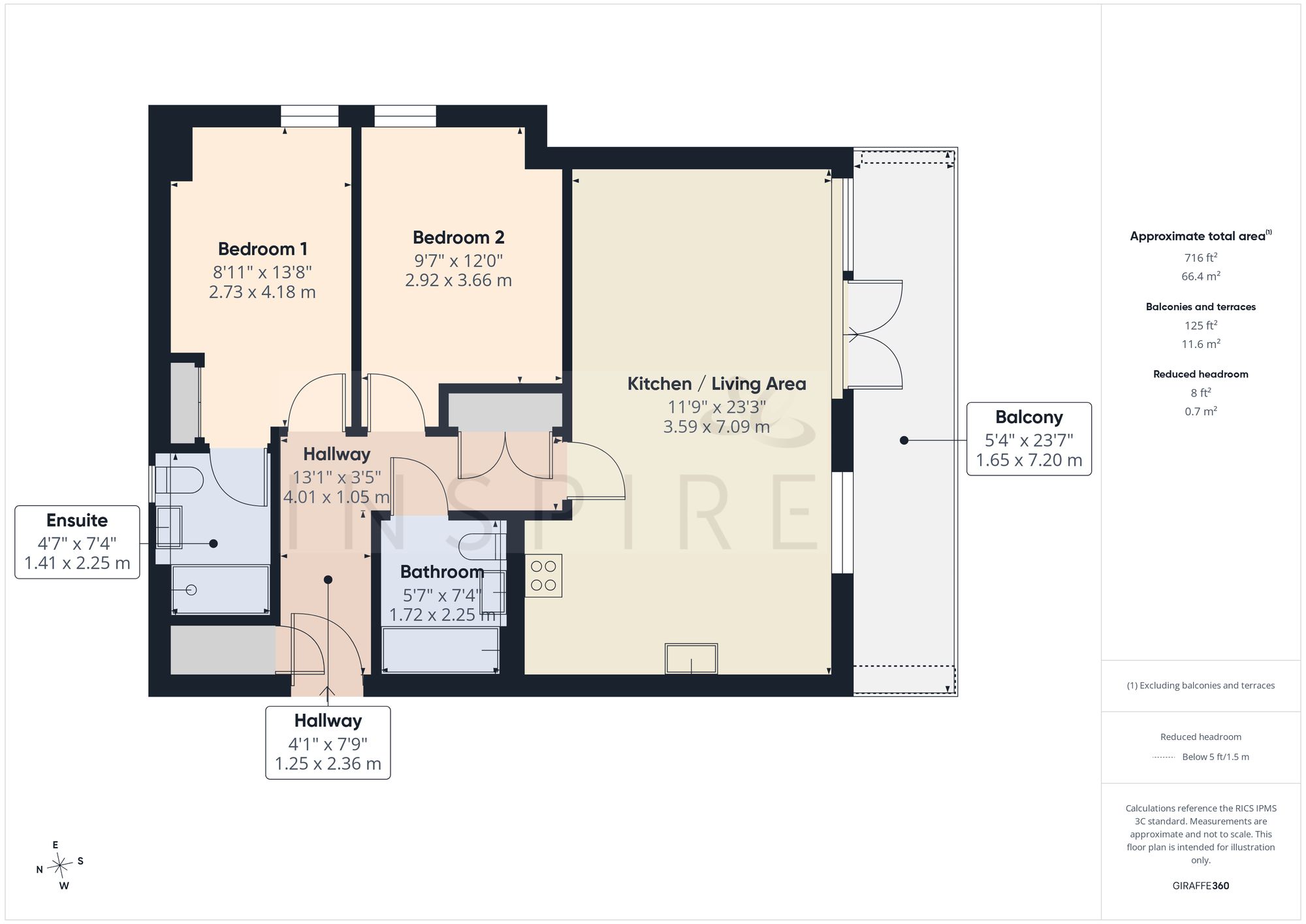 Flat 7, 18 Songhurst Gardens, Crawley floorplan