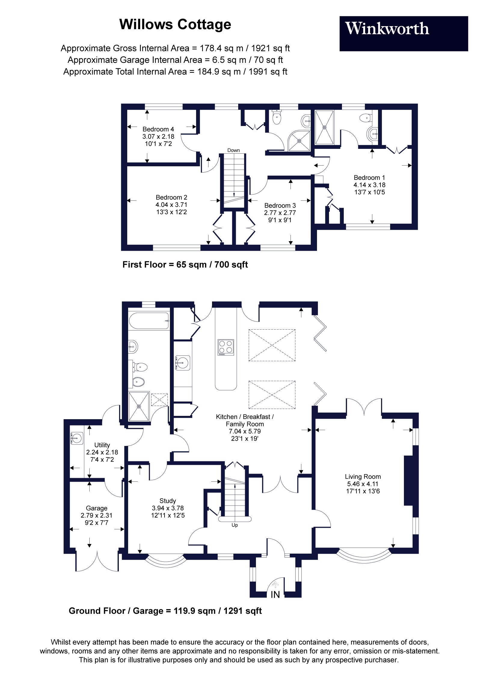 Willows Cottage,, Dunt Lane, Reading floorplan