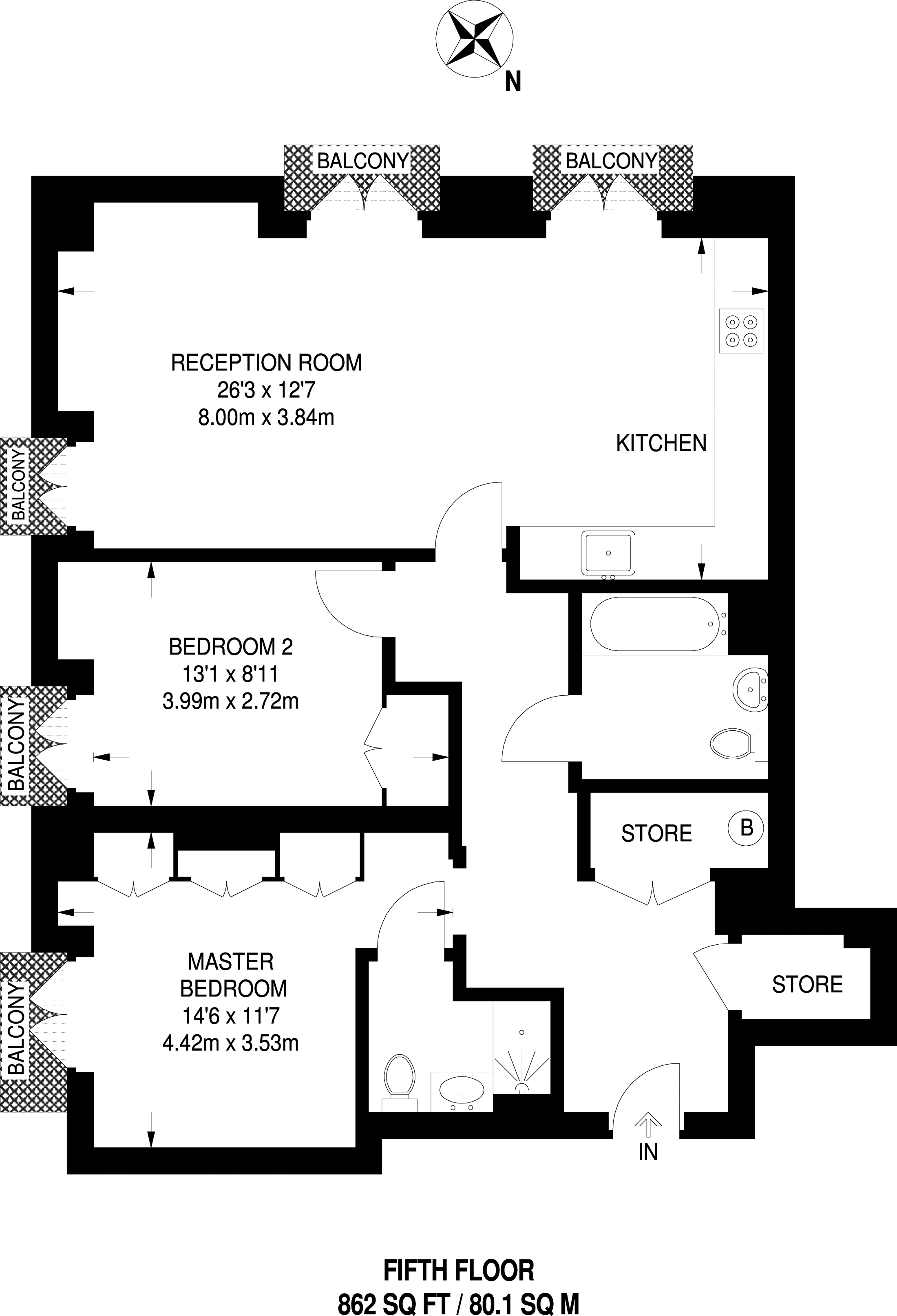 2 Bedrooms Flat to rent in Chapter Street, Victoria SW1P