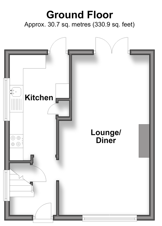 McAlpine Crescent Loose, Maidstone floorplan
