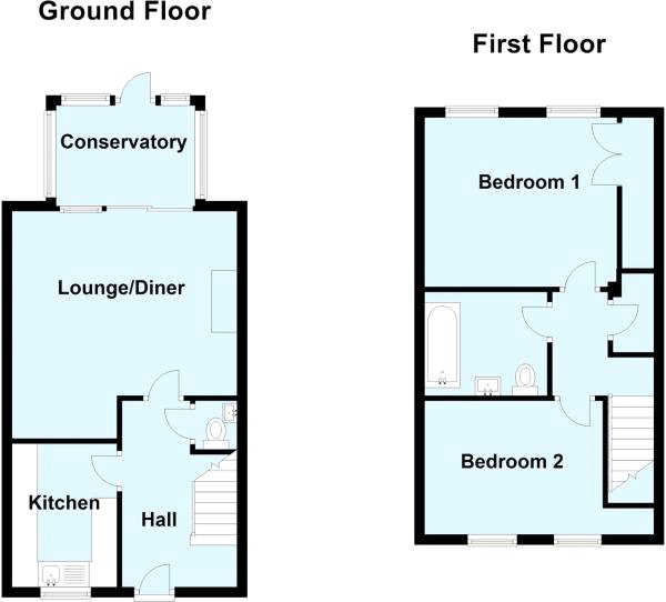 2 Bedrooms Semi-detached house to rent in Pembury Grove, Tonbridge TN9