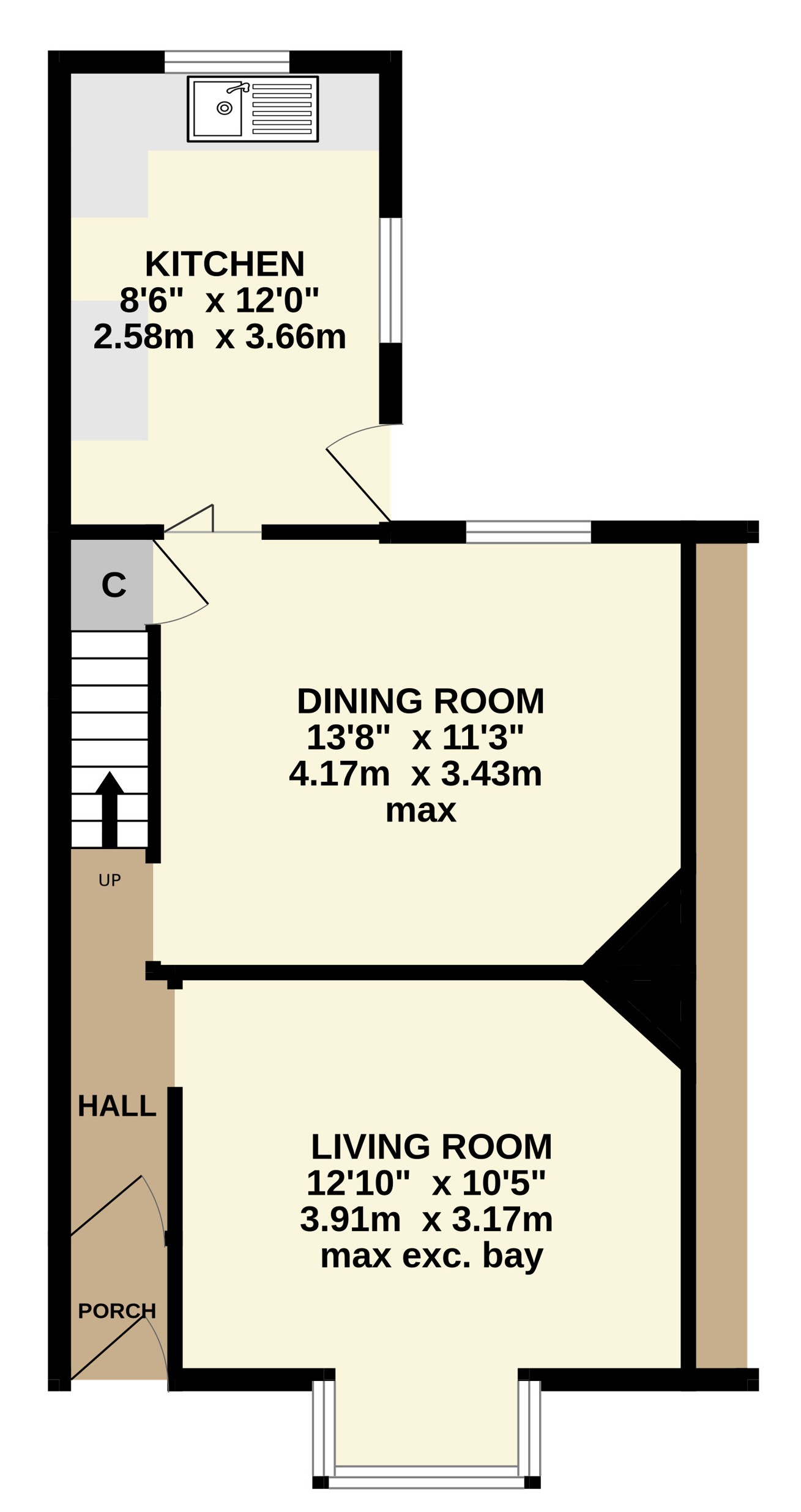 Woodvale Terrace, Cornwall floorplan