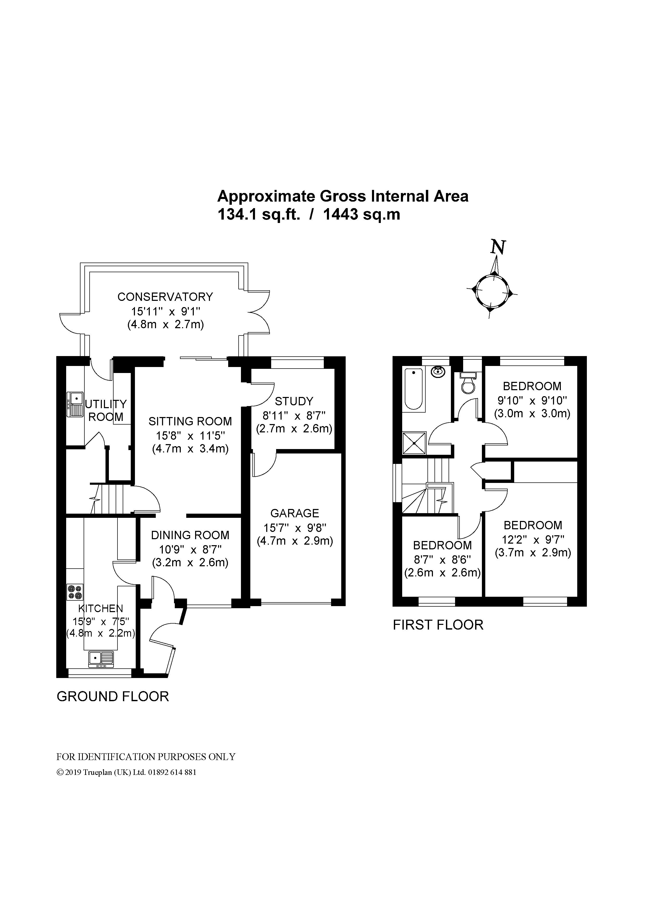 3 Bedrooms Detached house for sale in Burrell Close, Partridge Green, West Sussex RH13