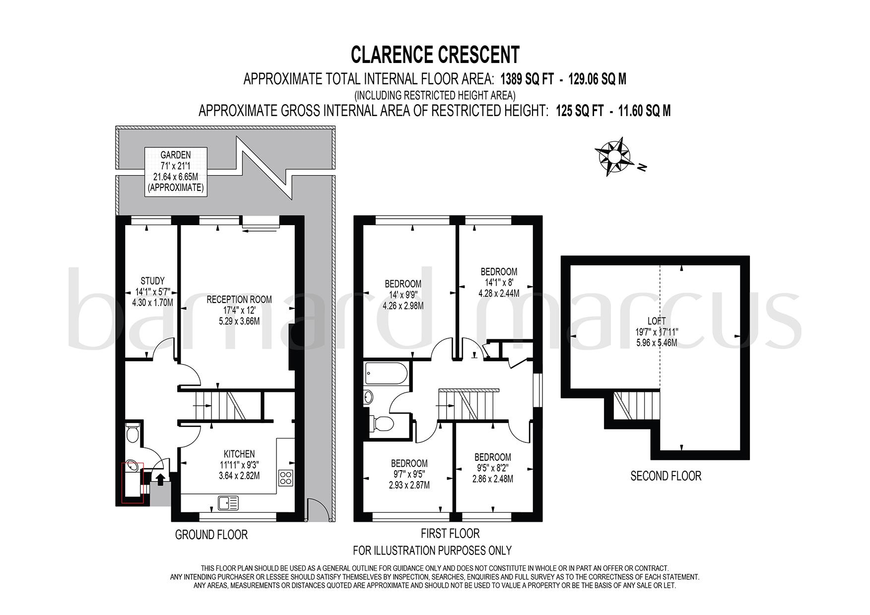 COS, 60, Clarence Crescent, LONDON floorplan