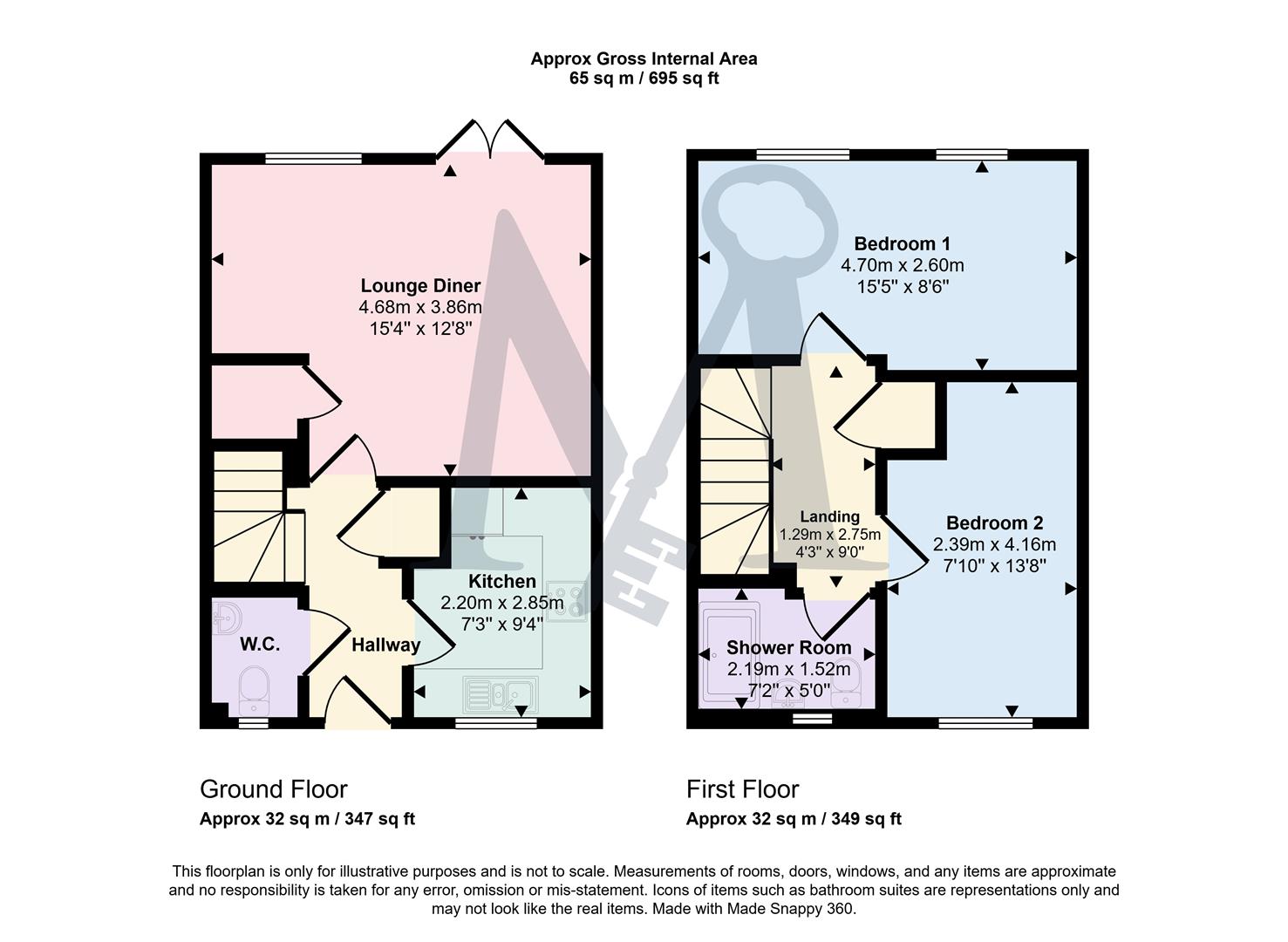 71, Discovery Close, Coalville floorplan
