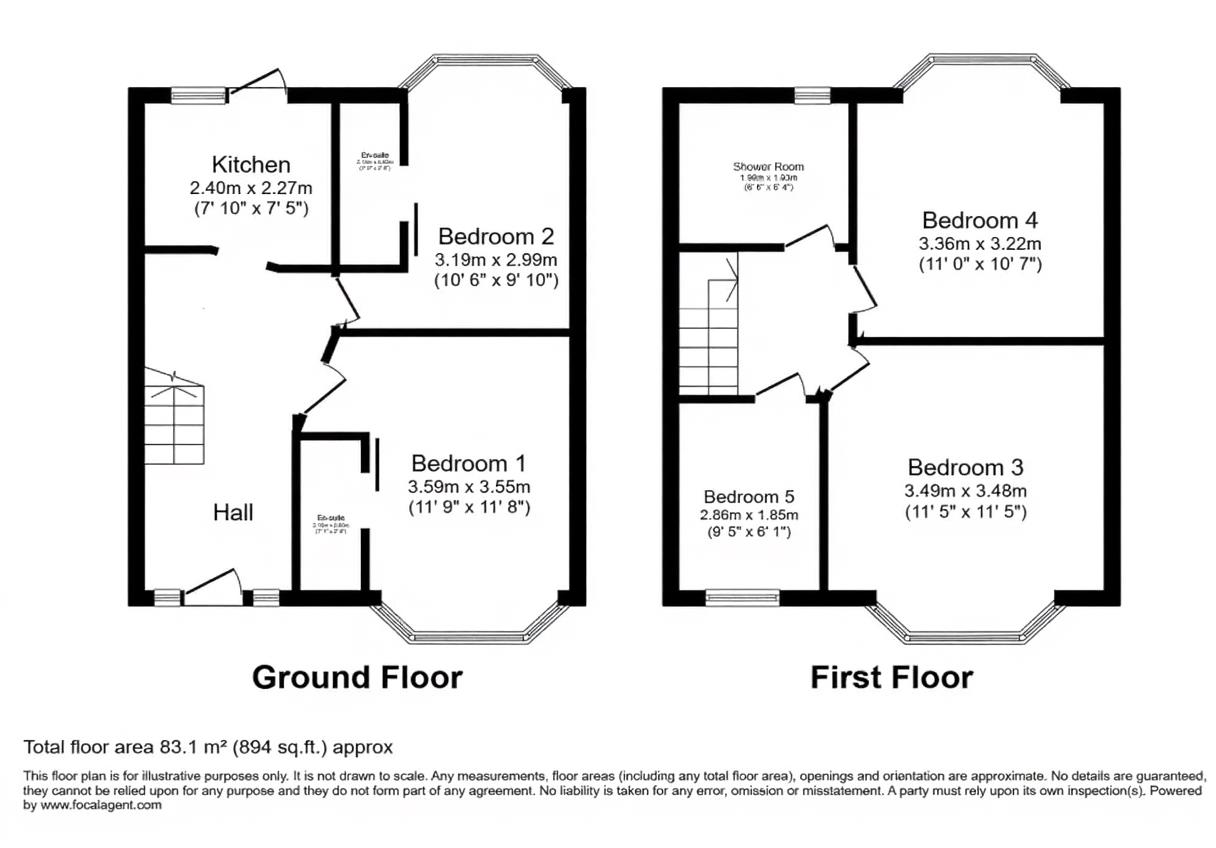 50, St. Anselms Road, Hayes floorplan