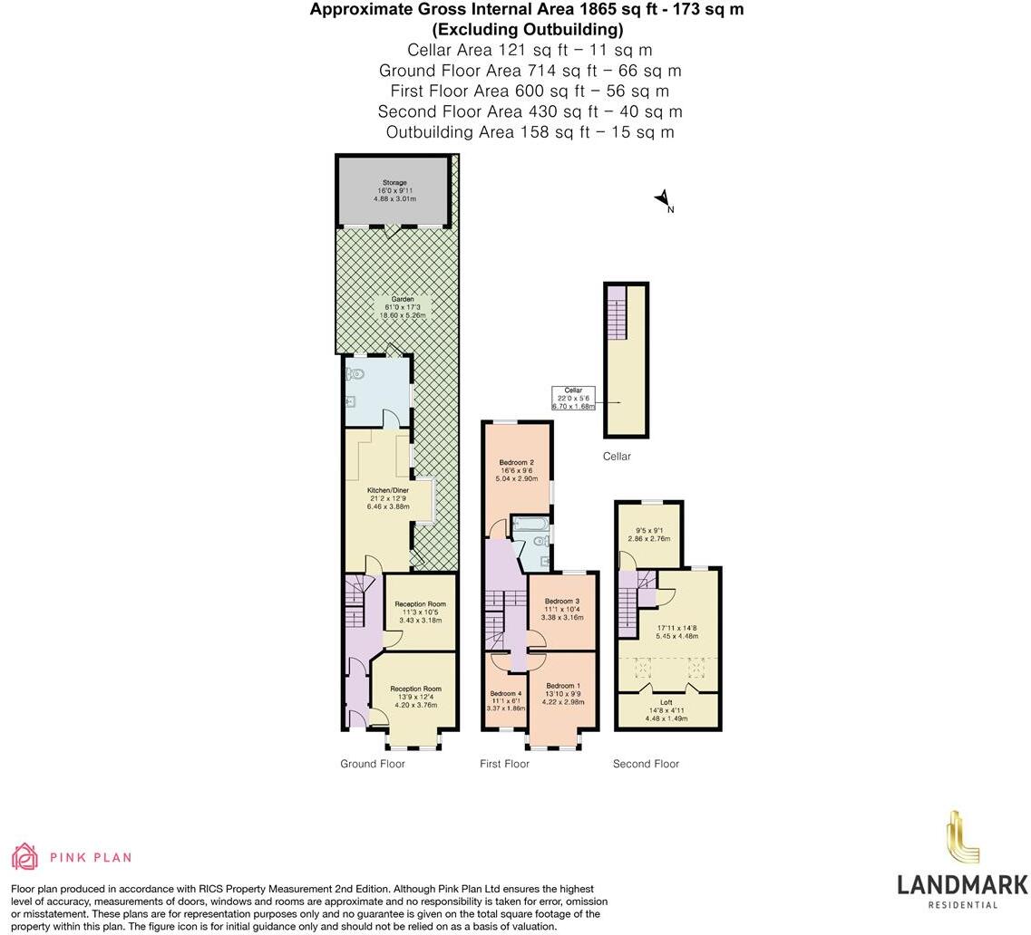 329, High Street North, London floorplan