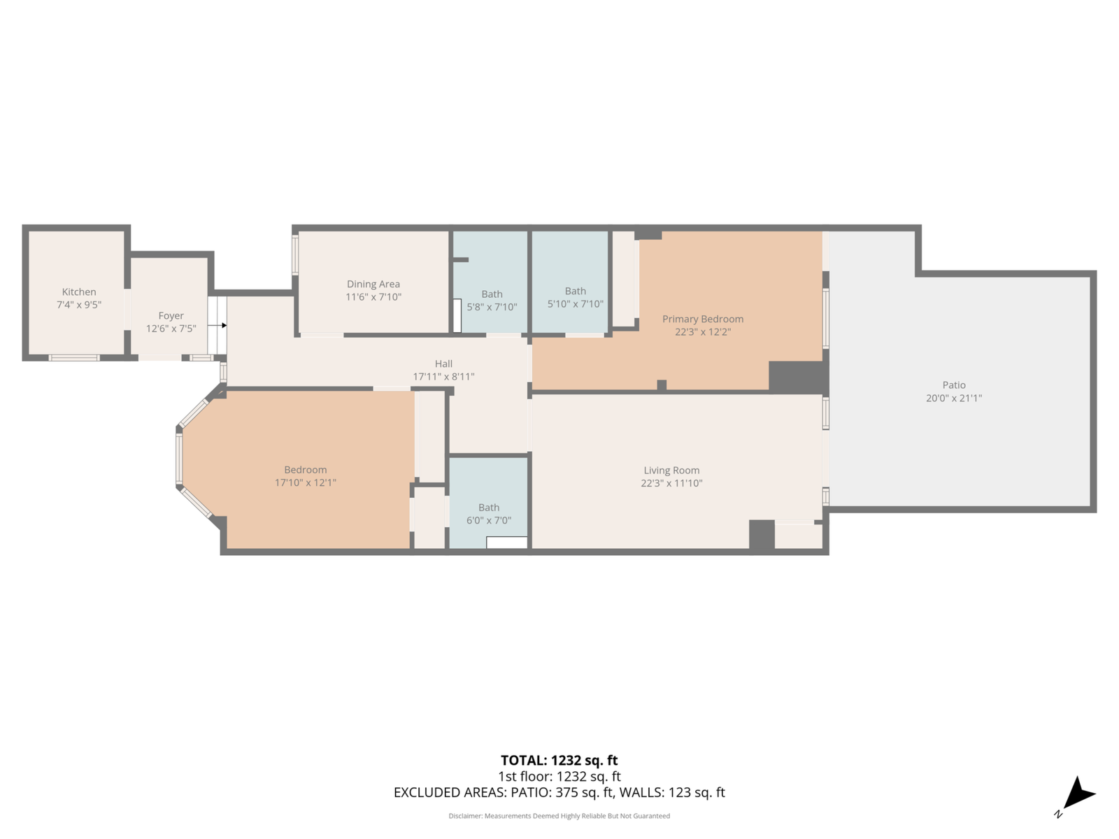 278,Flat A, Earls Court Road, London floorplan