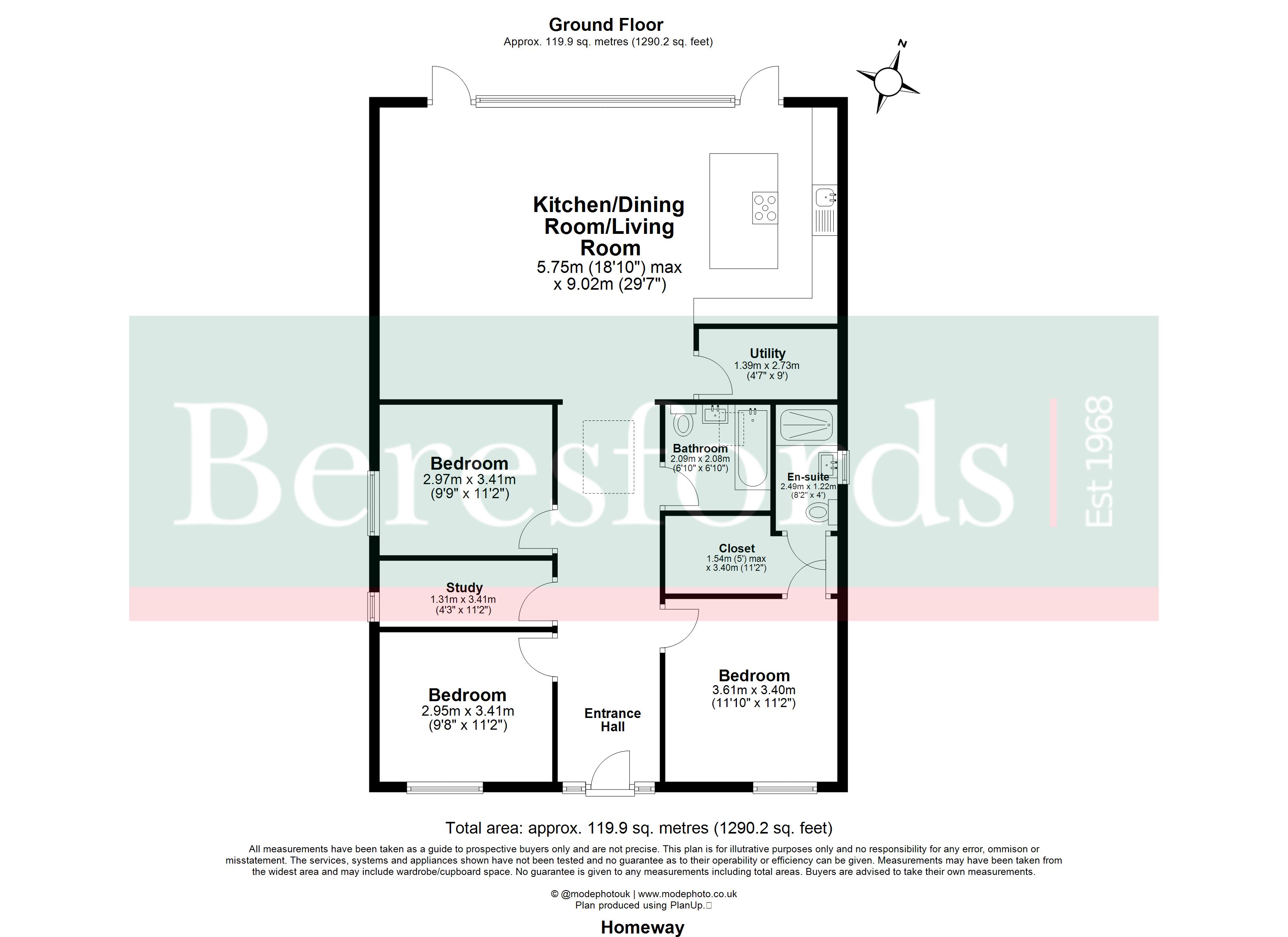21, Homeway, Romford floorplan