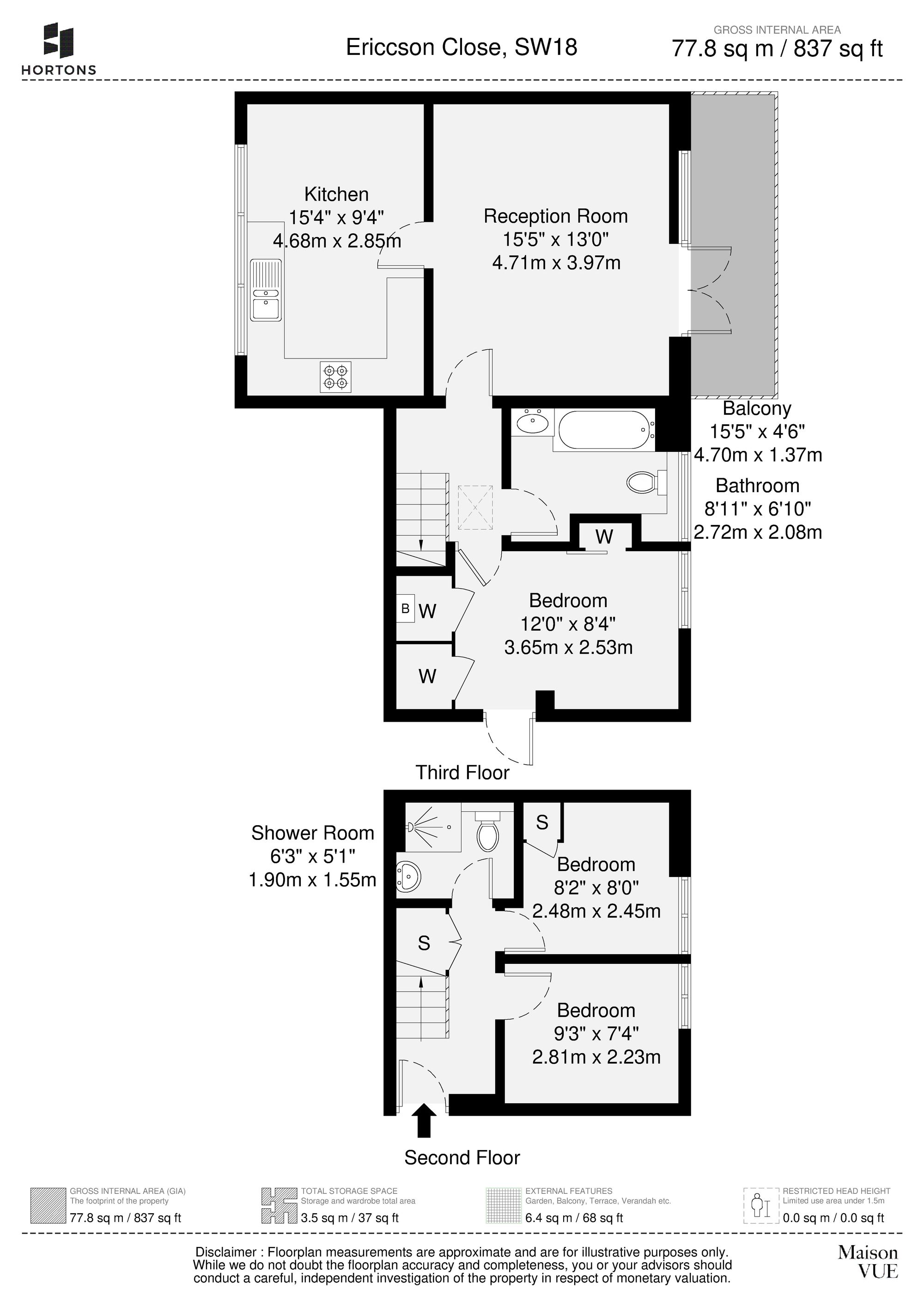 53, Ericcson Close, London floorplan