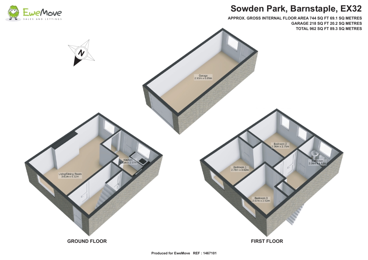 12, Sowden Park, Barnstaple floorplan