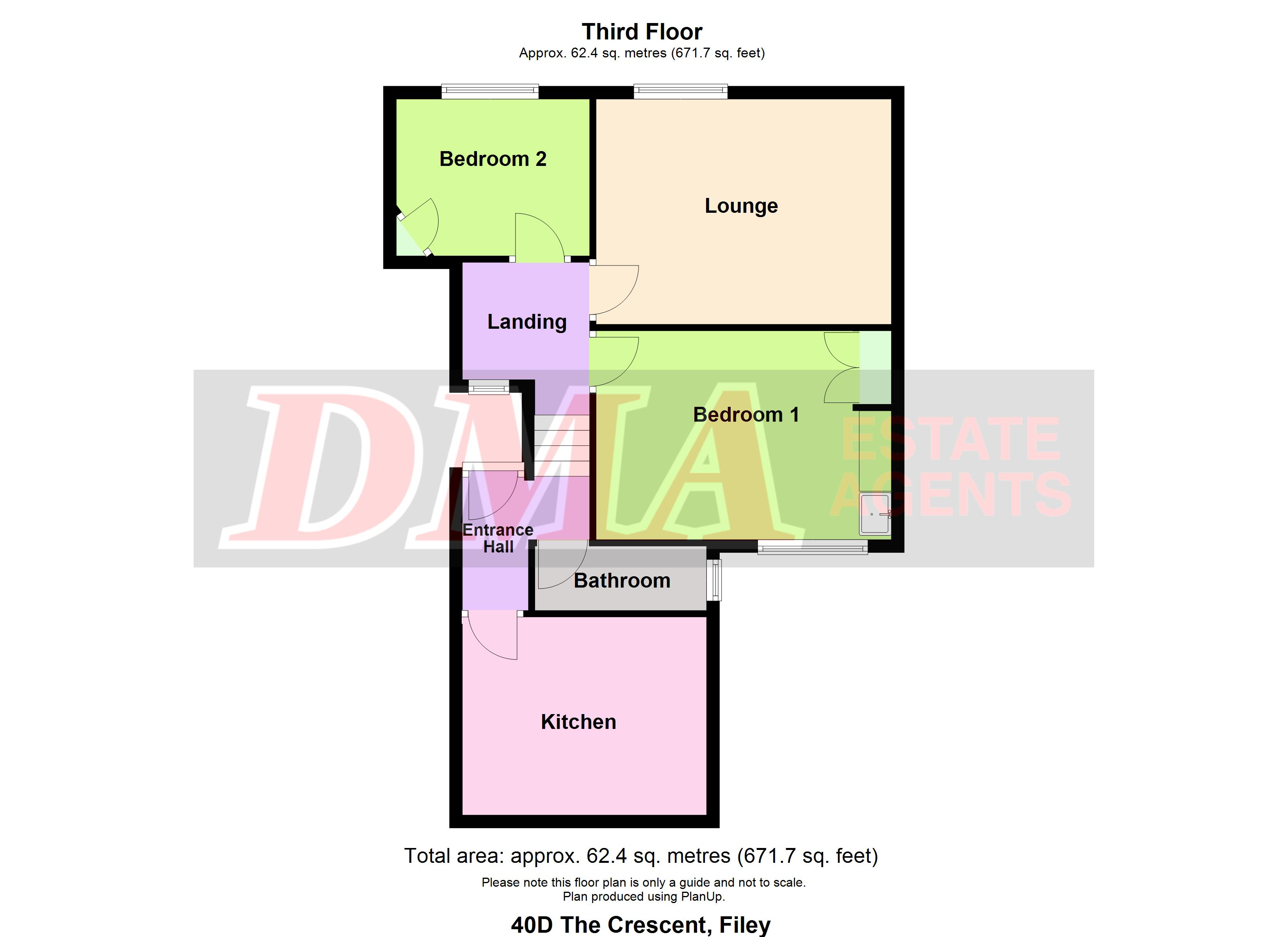 40D, The Crescent, Filey floorplan