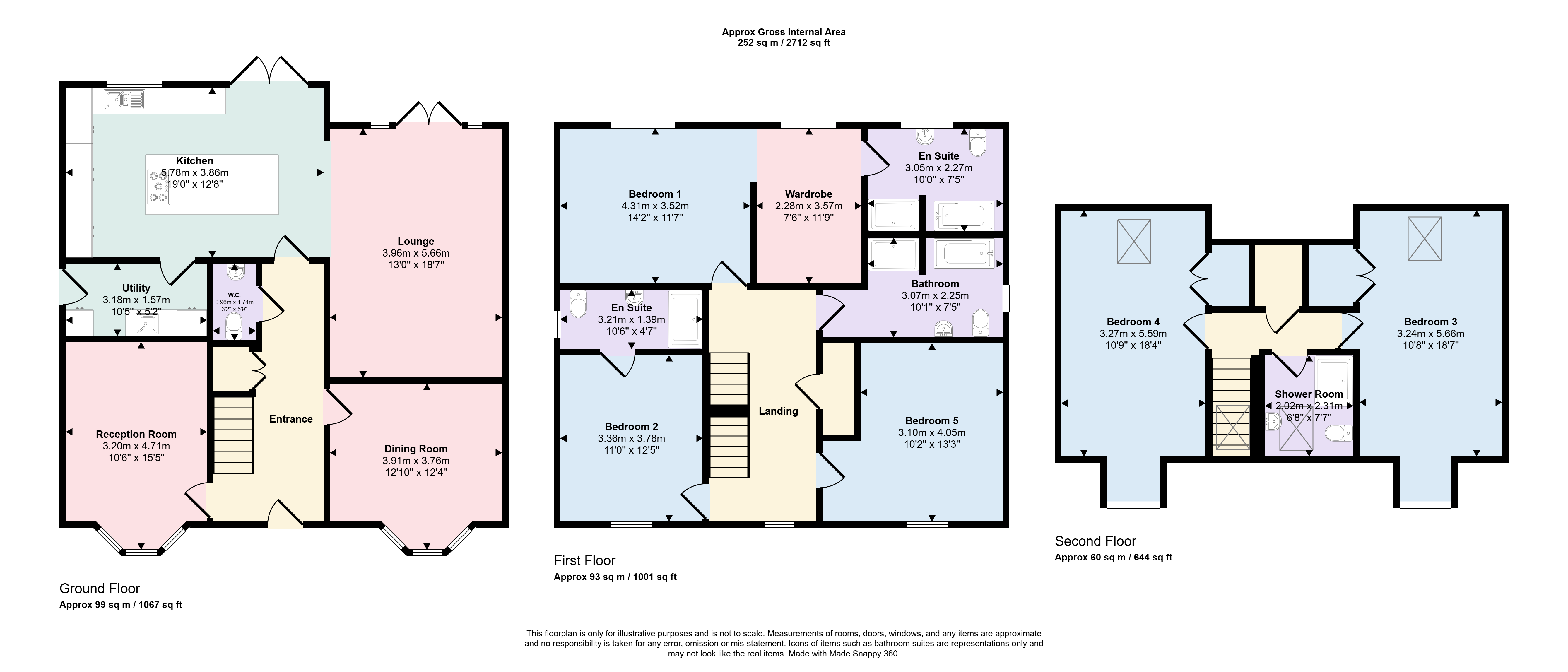 60, Redwing Drive, Preston floorplan