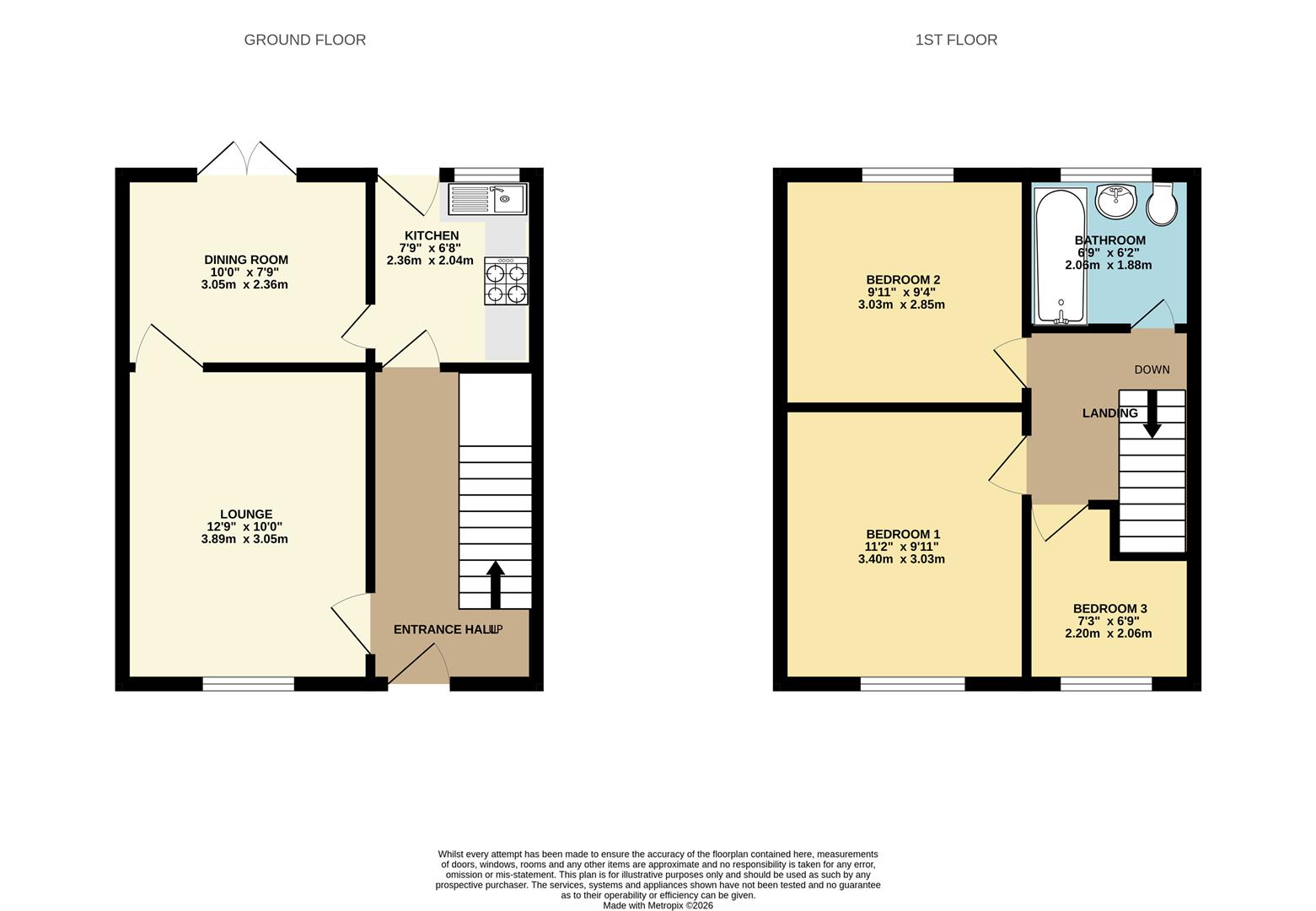 12, David Avenue, Leicester floorplan