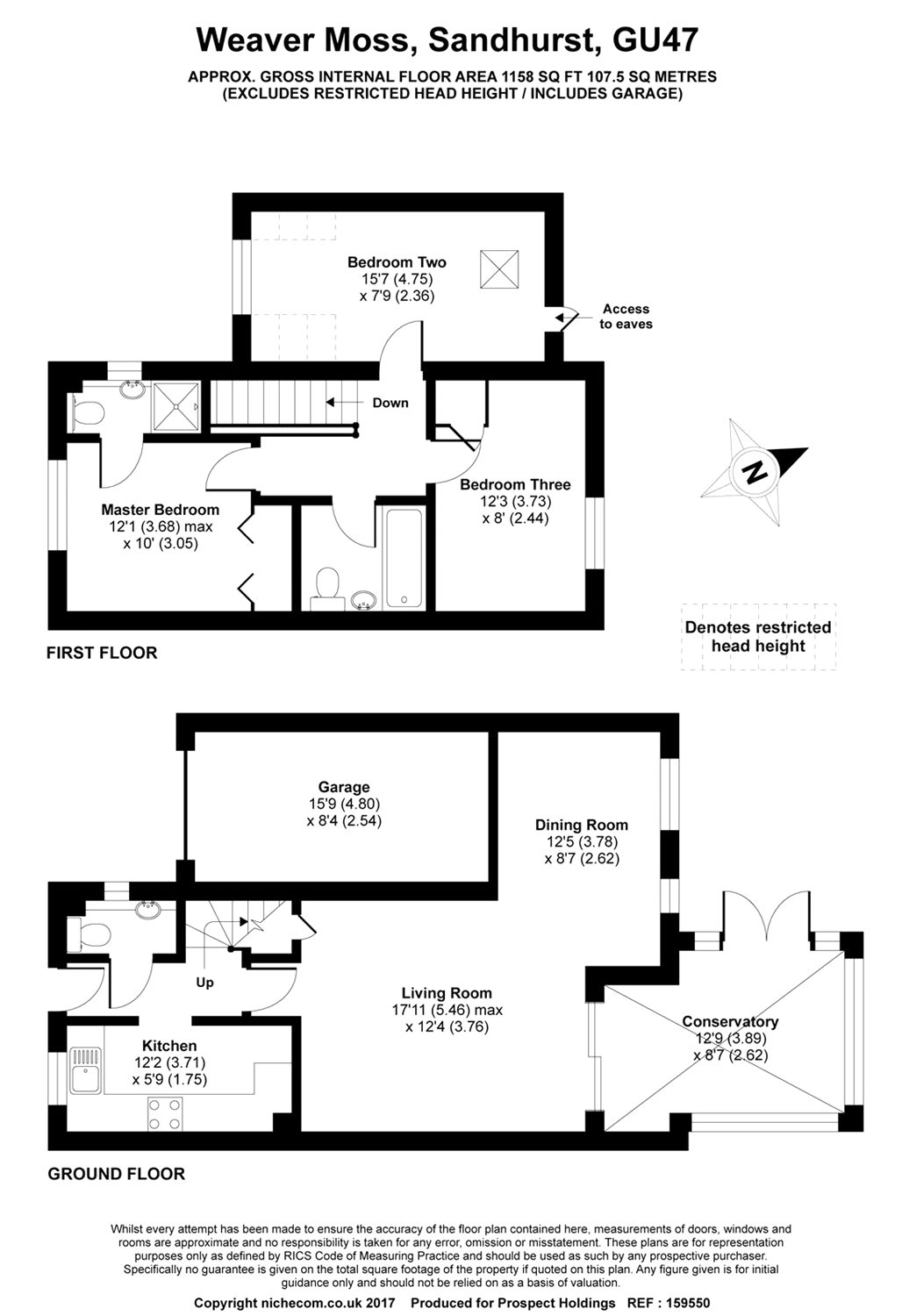 3 Bedrooms Link-detached house for sale in Weaver Moss, Sandhurst, Berkshire GU47