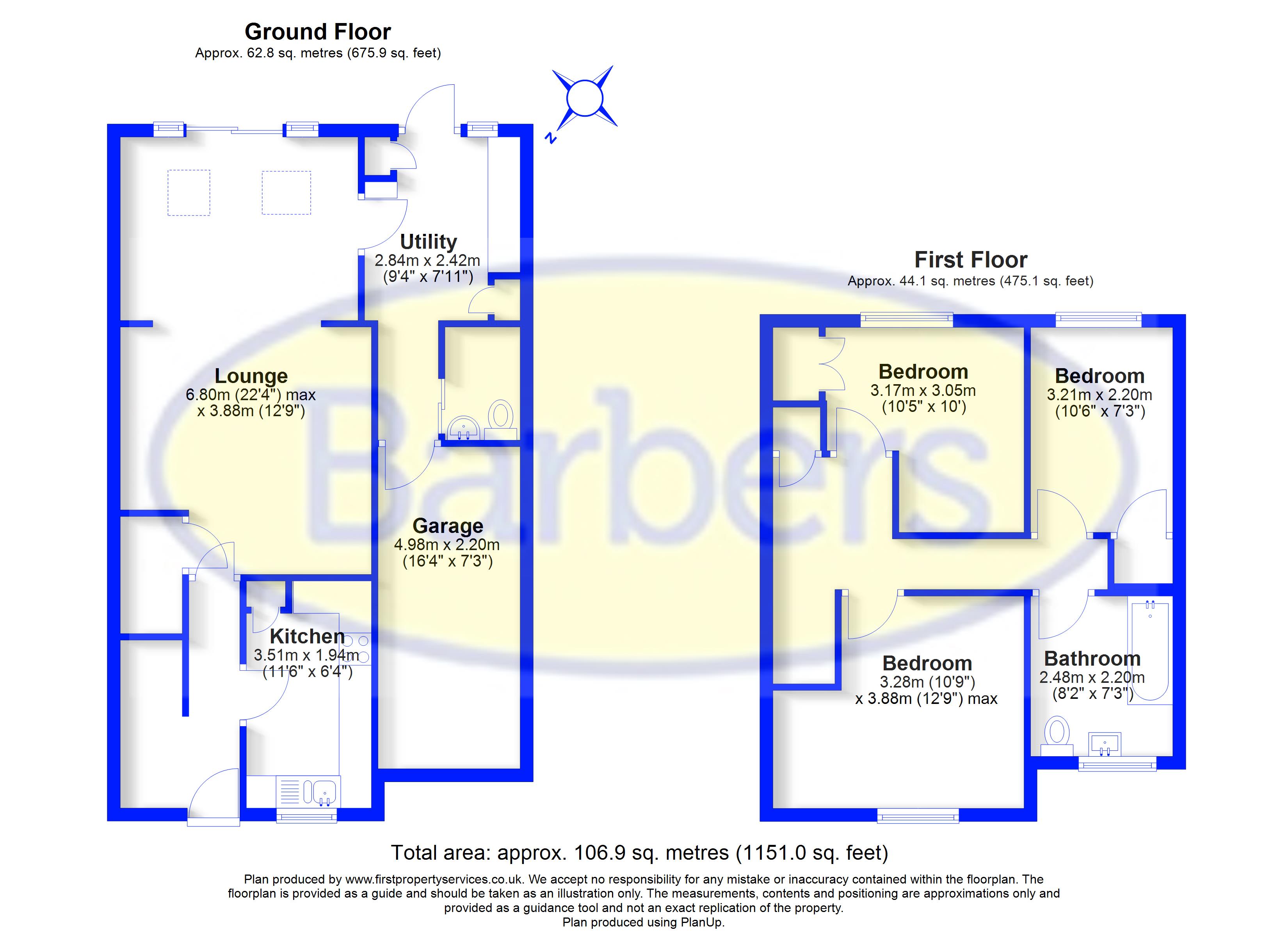 54, The Meadow, Market Drayton floorplan