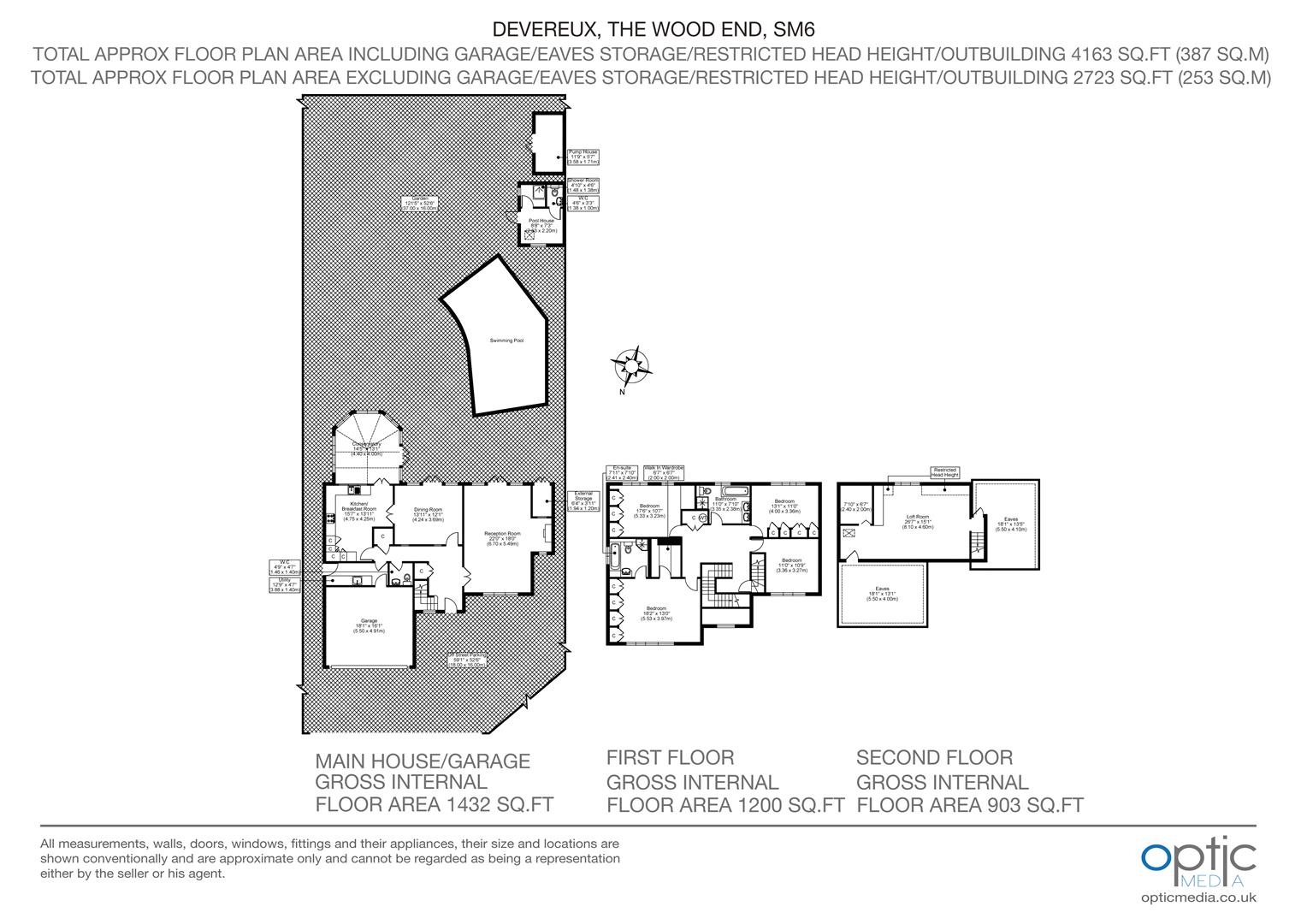 Devereux, The Wood End, Wallington floorplan