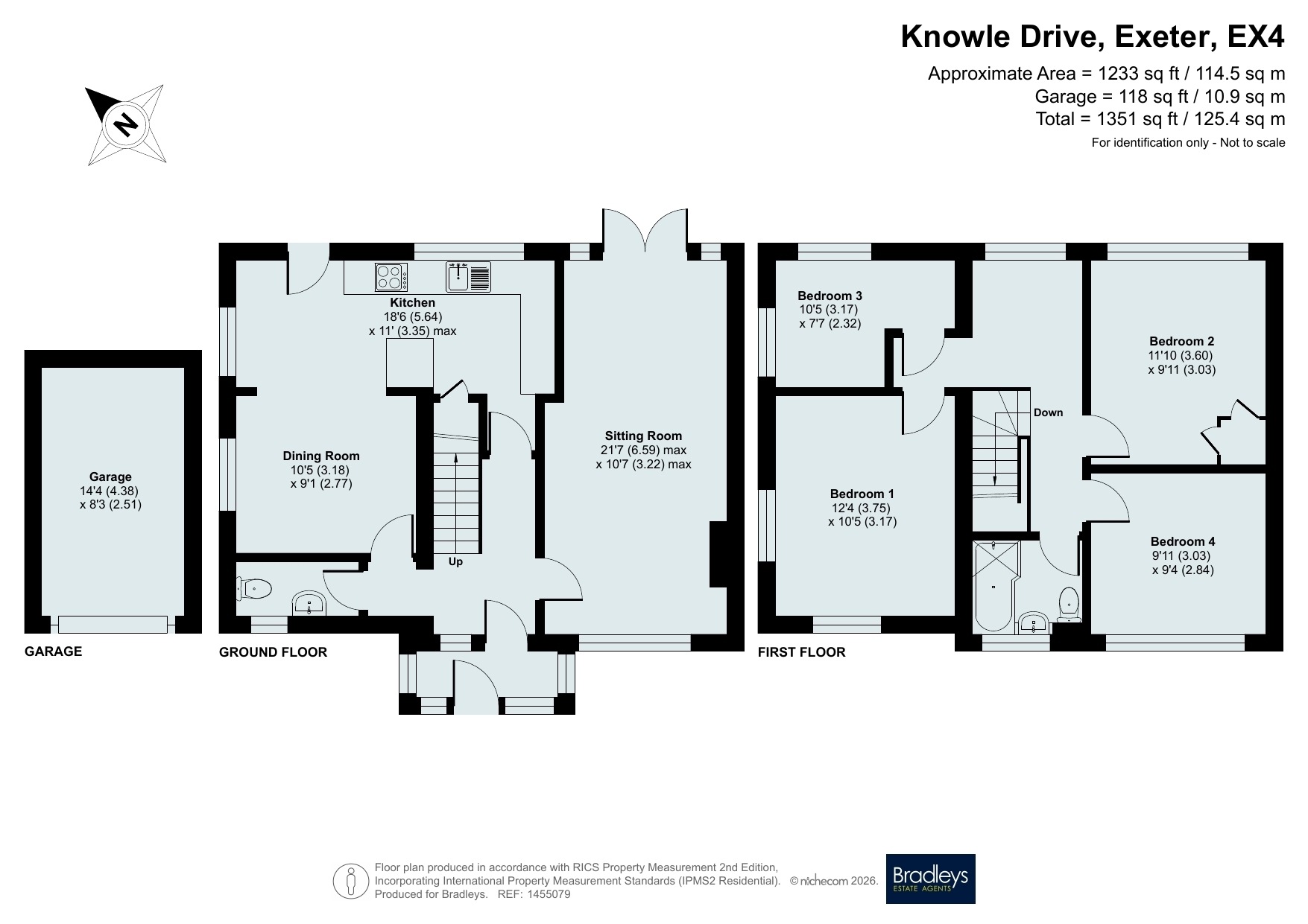 40, Knowle Drive, Devon floorplan