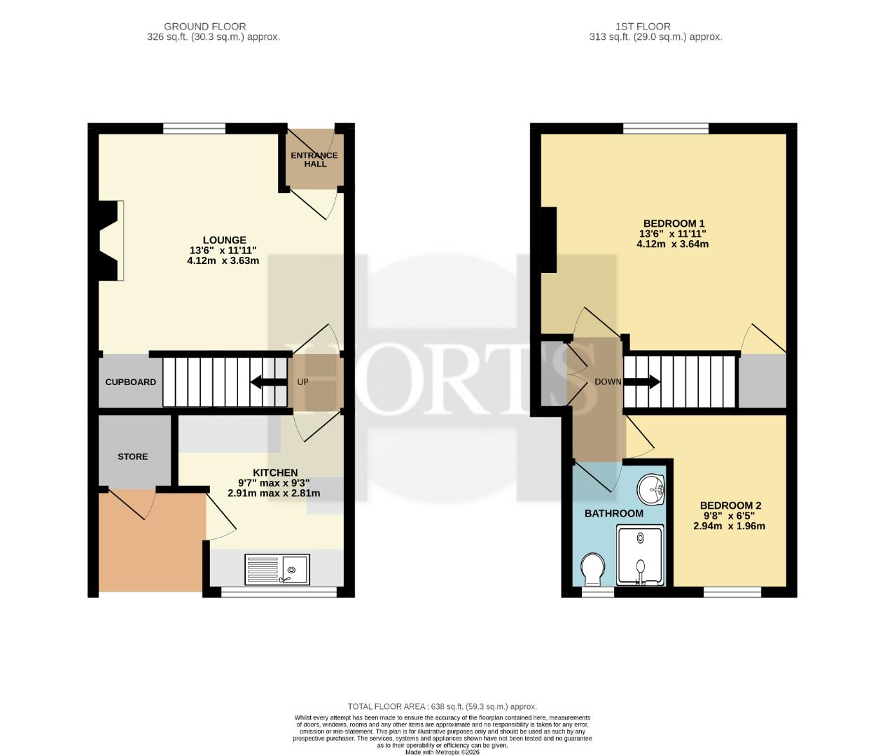 6, Duck Lane, Northampton floorplan