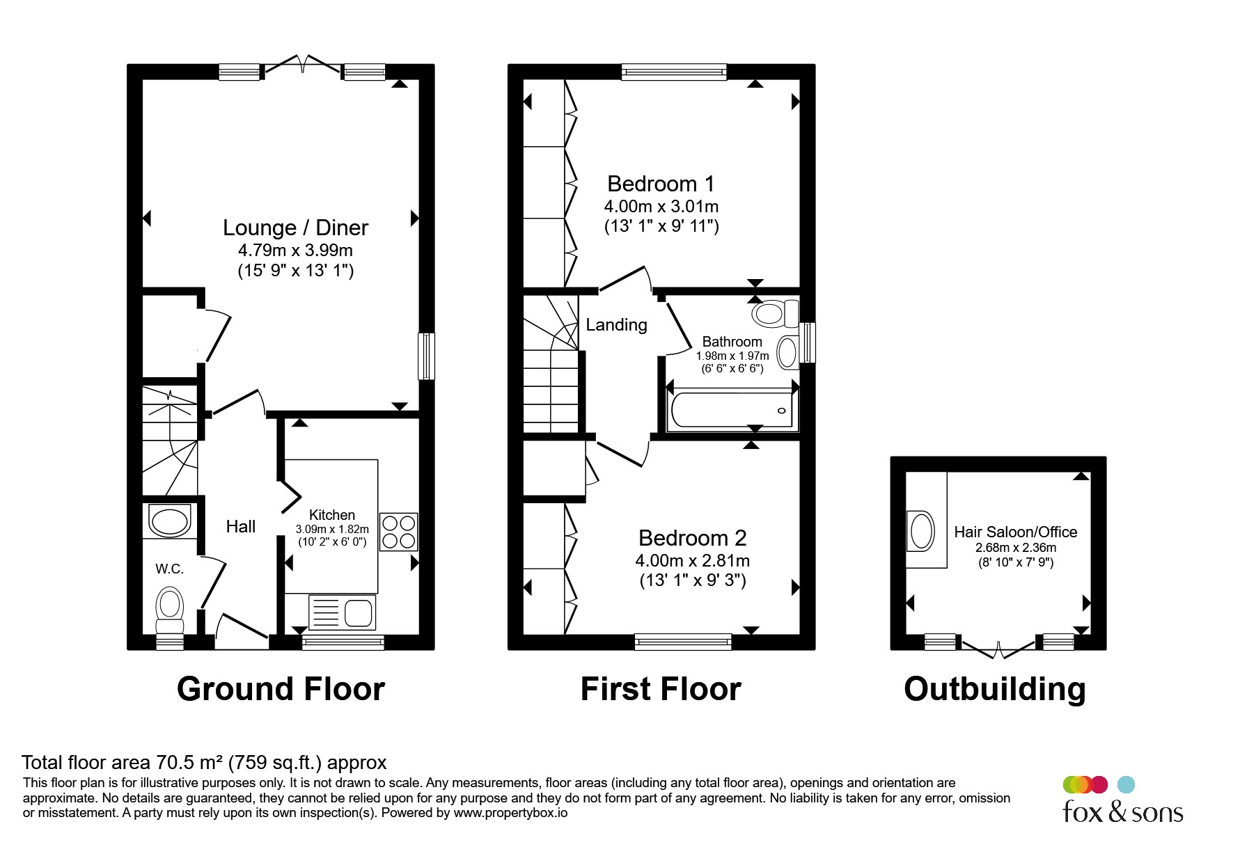 2, Clements Grove, Waterlooville floorplan