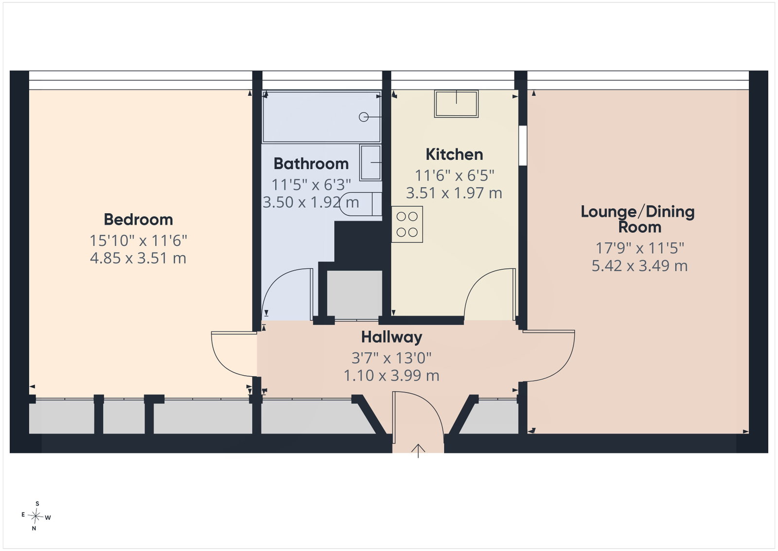 Marine Point,Flat 19, West Parade, Worthing floorplan