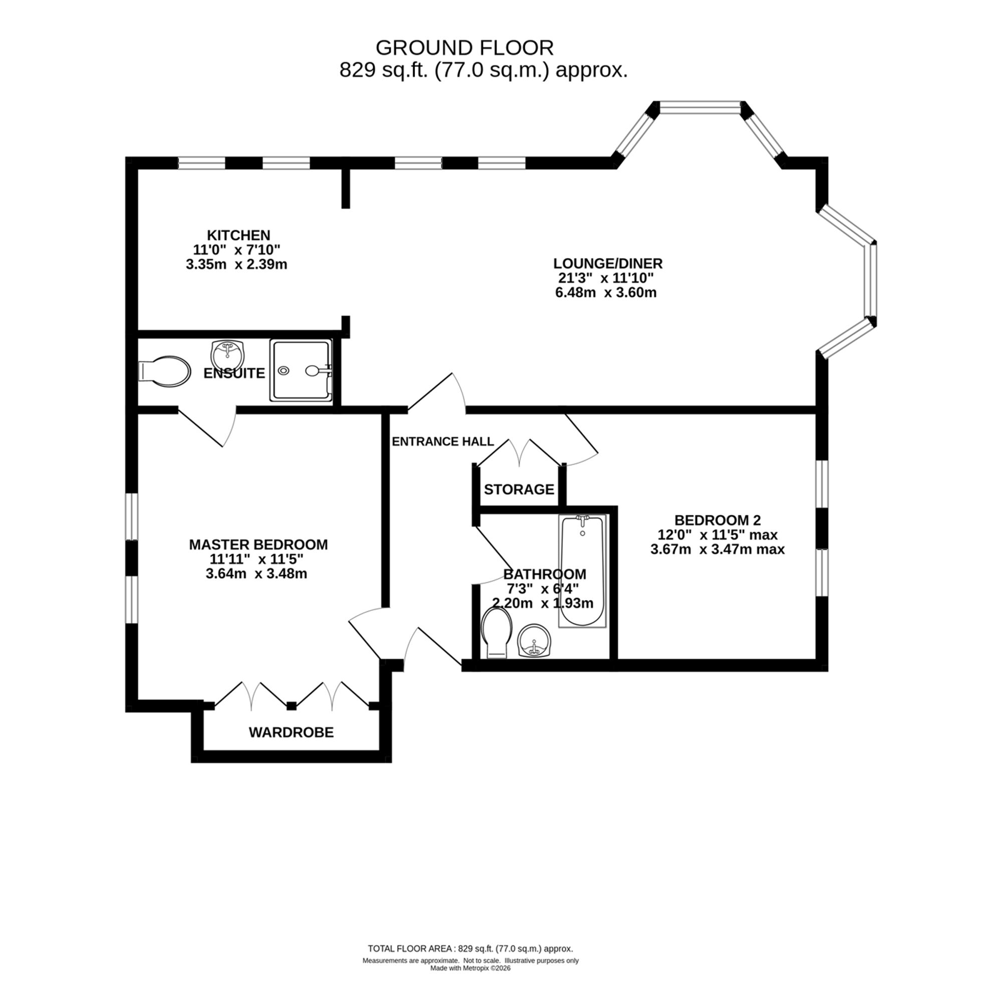 2 Jodrell Drive, Warrington floorplan