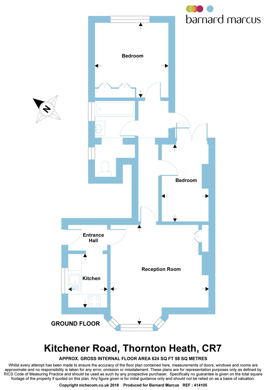 2 Bedrooms Maisonette for sale in Kitchener Road, Thornton Heath CR7