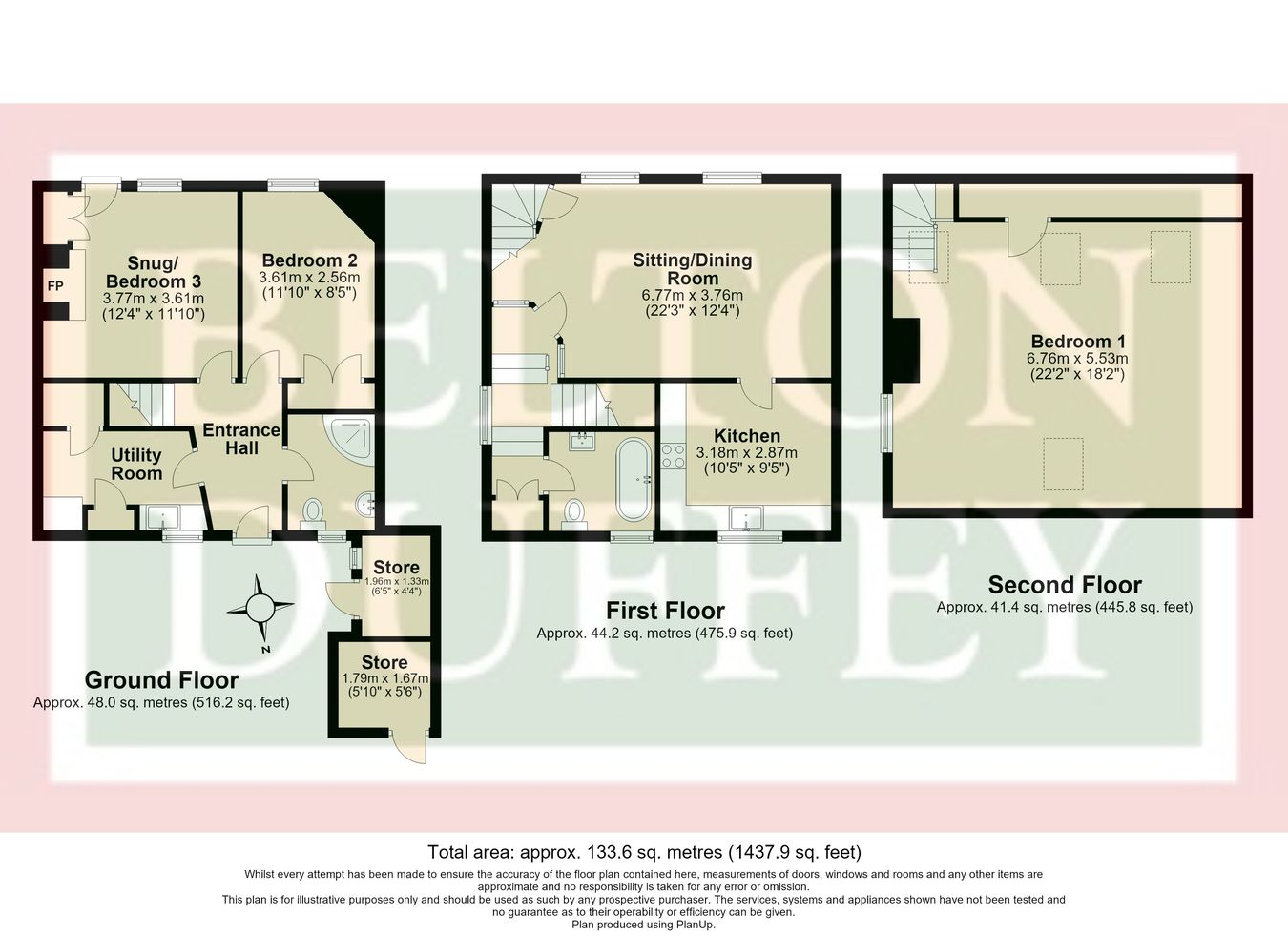 Flintstones, Swan Street, Fakenham floorplan