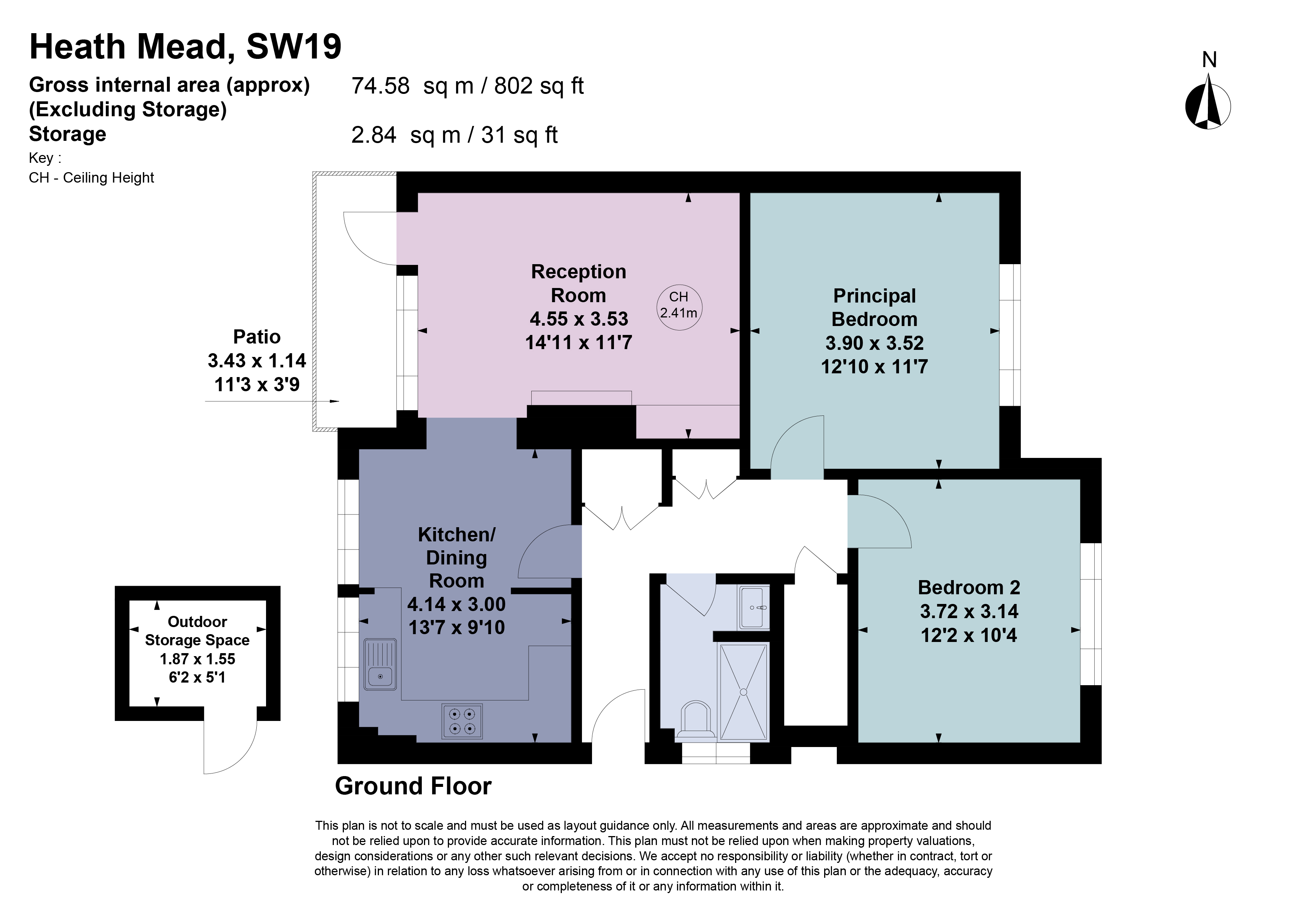 12, Heath Mead, London floorplan
