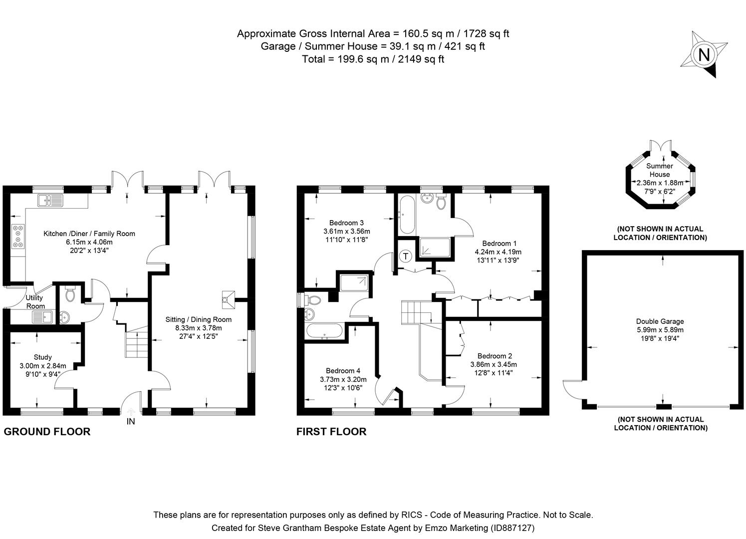 Ashington Close, Longwood Avenue, Cowplain, Waterlooville PO8, 4 bedroom detached house for sale