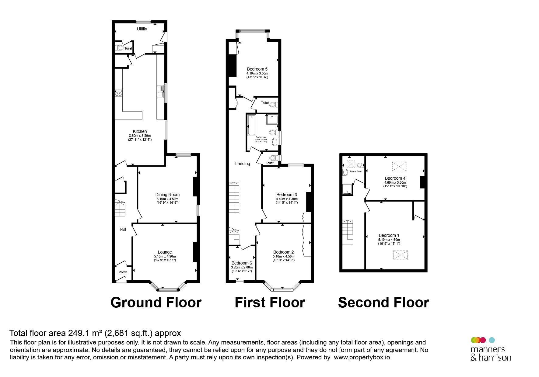 196, Park Road, HARTLEPOOL floorplan