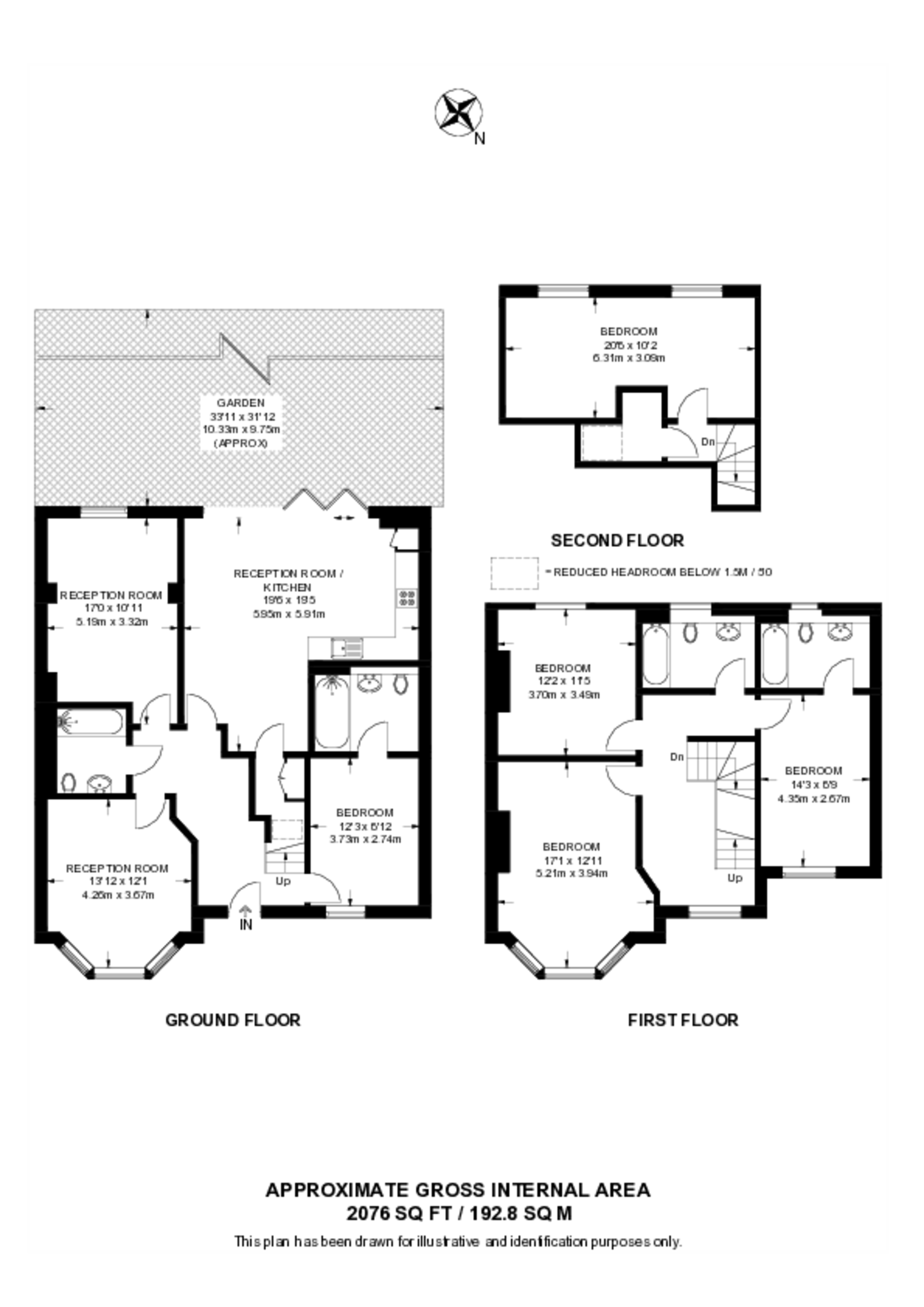 Hill Close, NW2, Dollis Hill floorplan