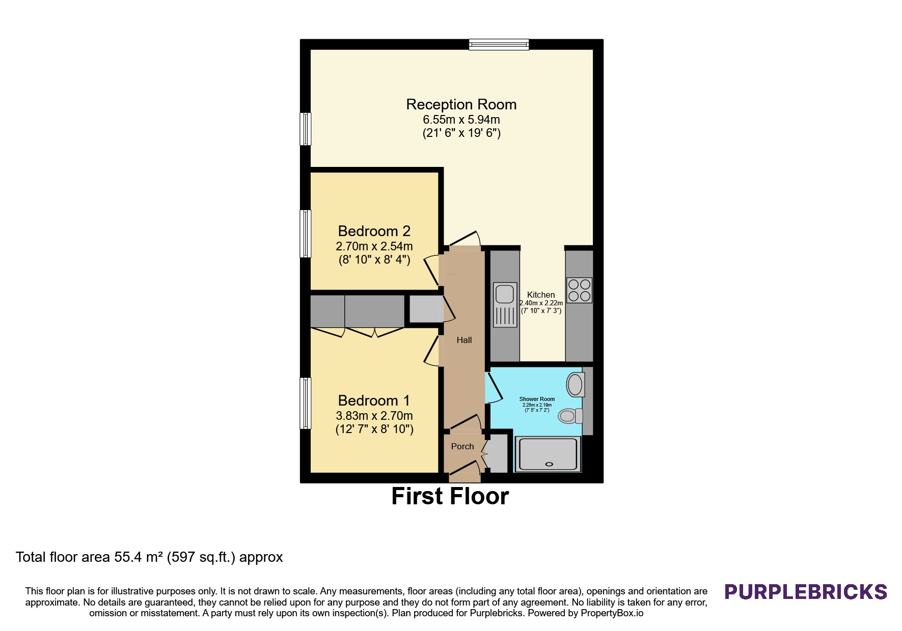 6, Fairchild Close, Battersea floorplan