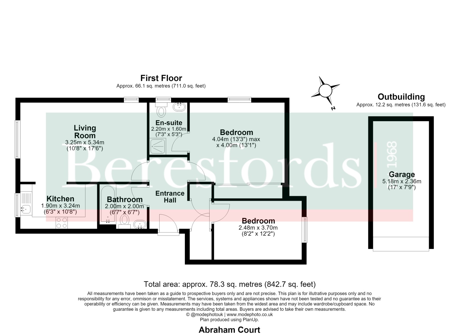 Flat 21, Abraham Court 2-4,, St. Marys Lane, Upminster floorplan