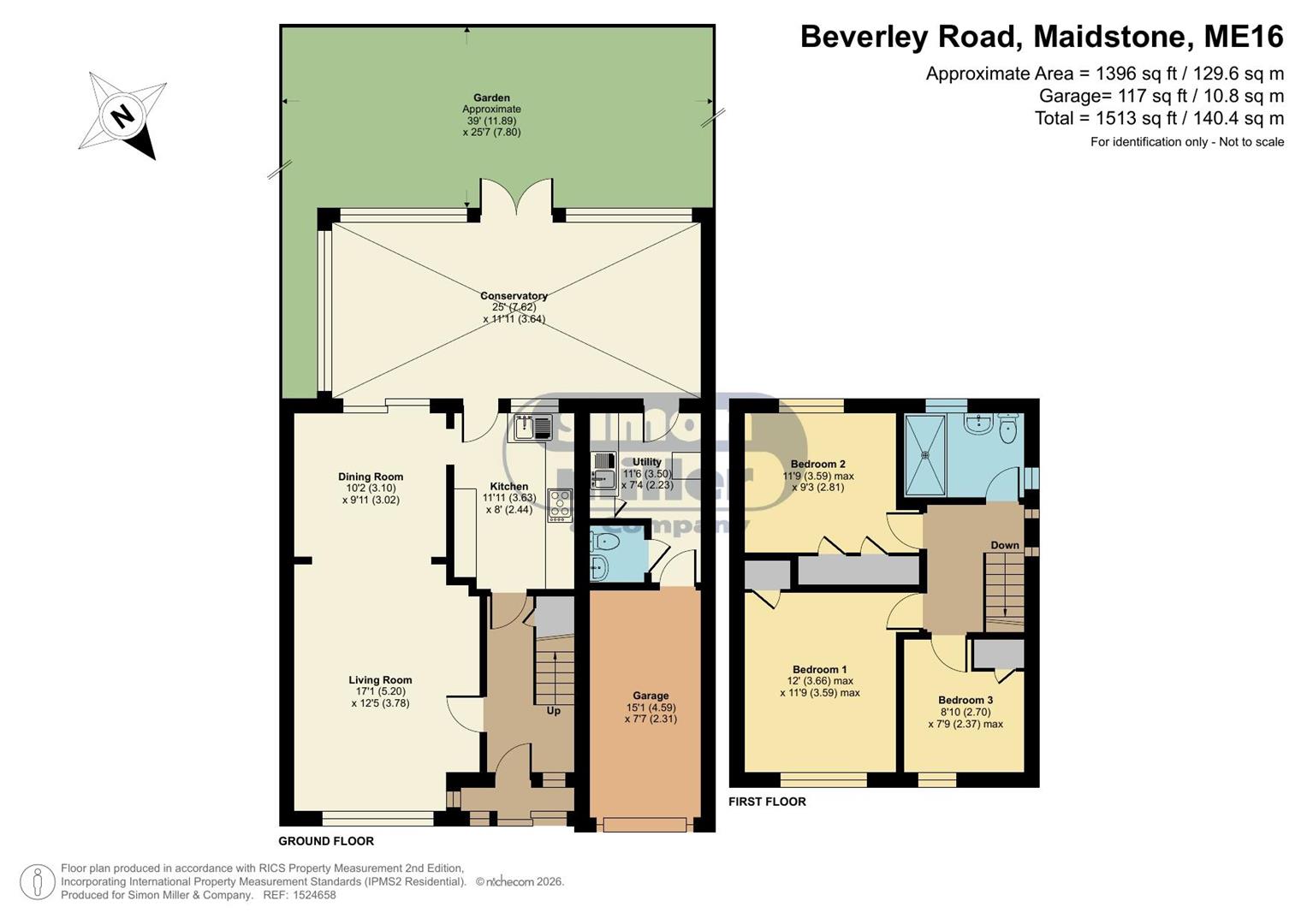 48, Beverley Road, Maidstone floorplan