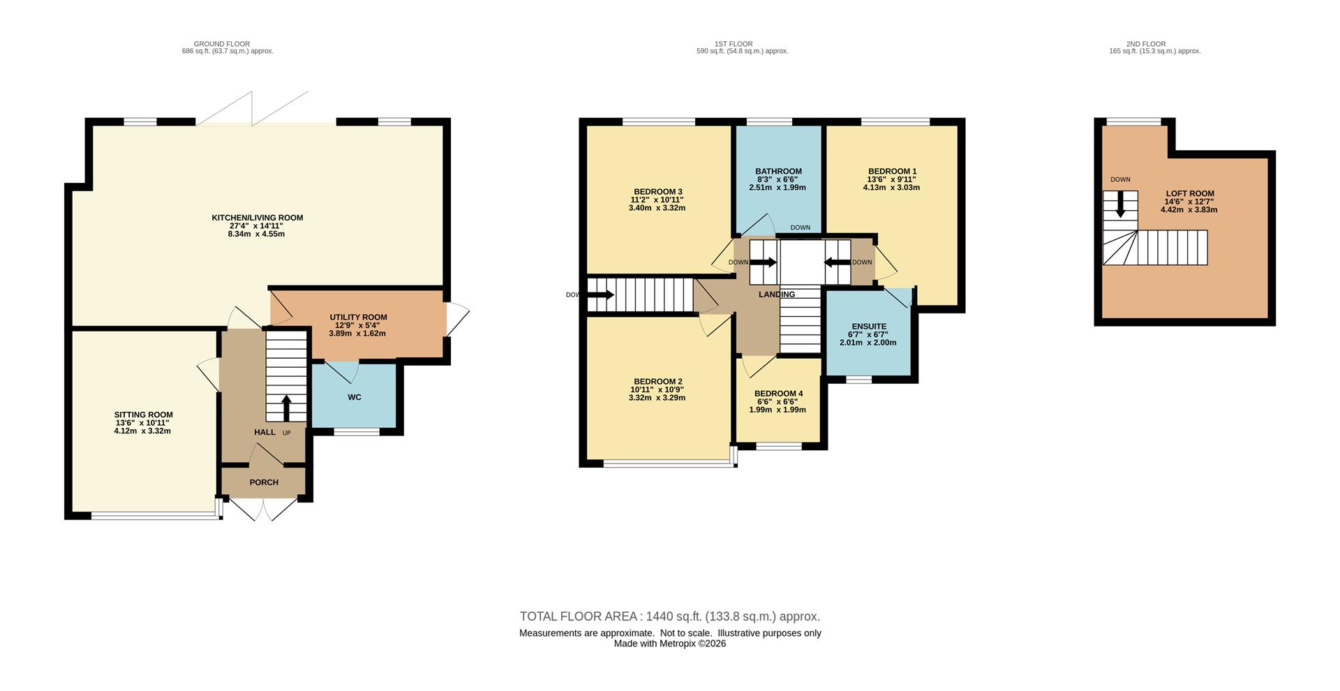 13a, Chilcote Avenue, Sale floorplan