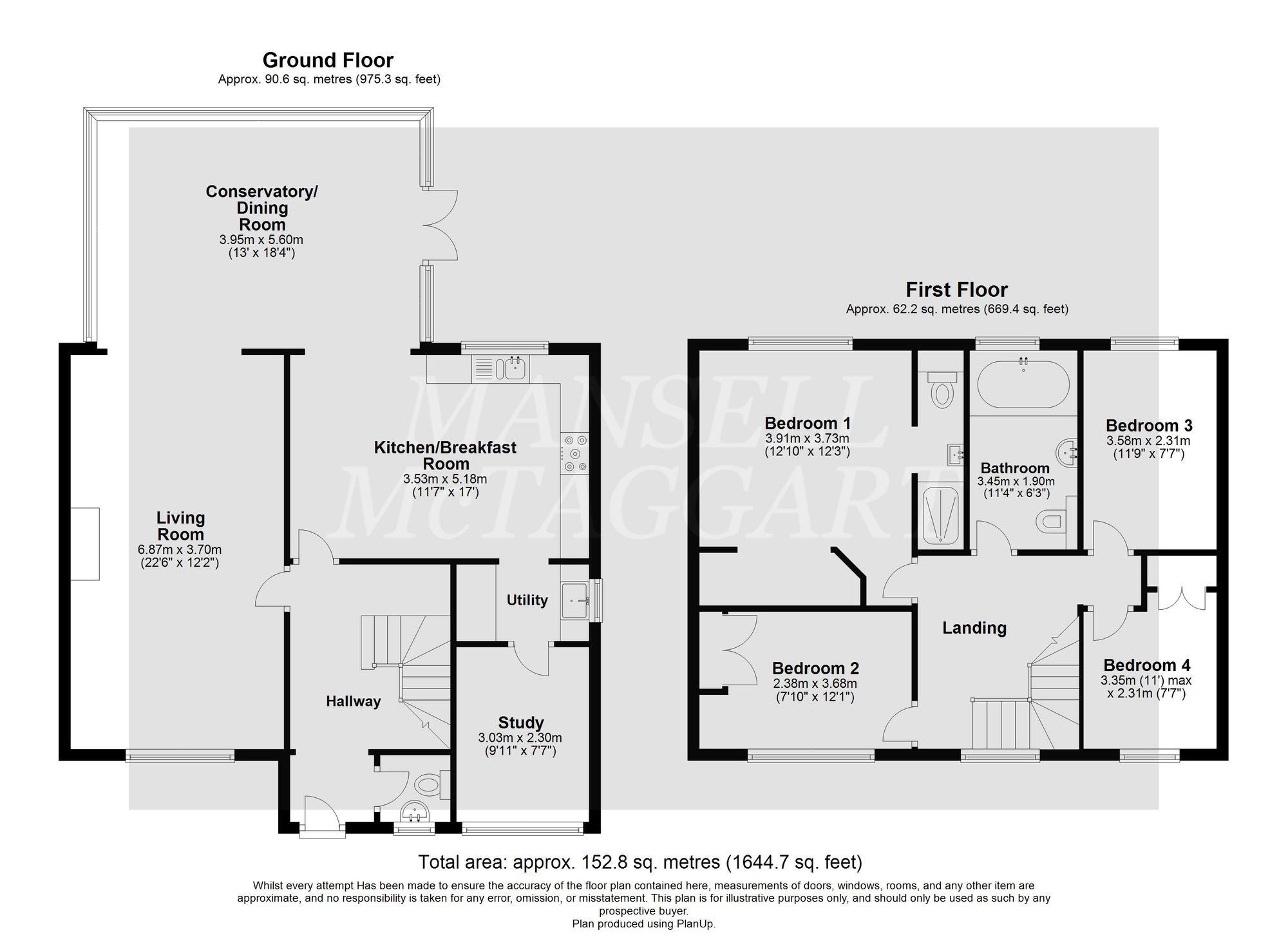 19 Warren Close, East Grinstead floorplan