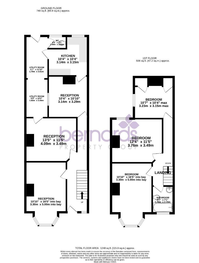 91, Devonshire Avenue, Southsea floorplan